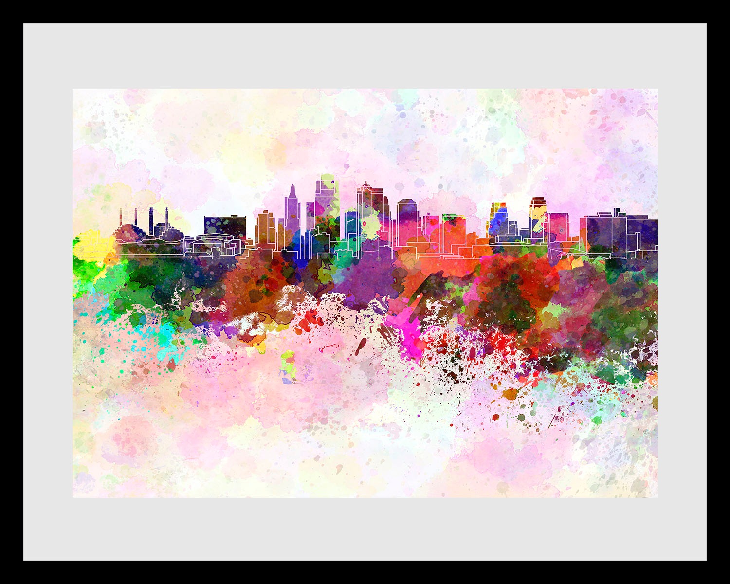 queence Bild »City Color Splash«, Städte-Stadt-Amerika-Bilder von Amerika-G günstig online kaufen