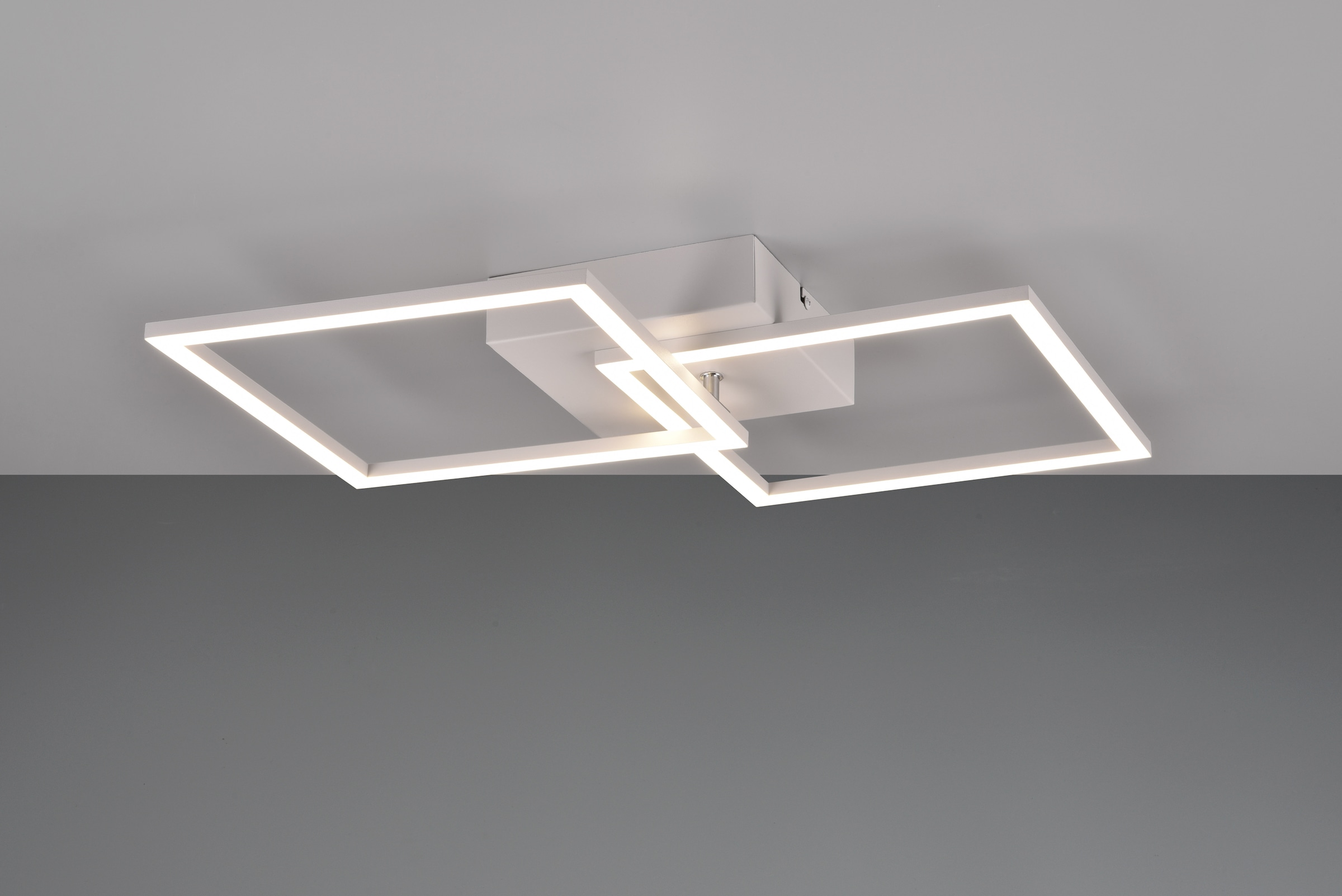 my home LED Deckenleuchte »ANTJE, Deckenlampe, schwenkbare LED-Rechtecke«, 2 flammig, Leuchtmittel LED-Board | LED fest integriert, Wand- und Deckenmontage möglich