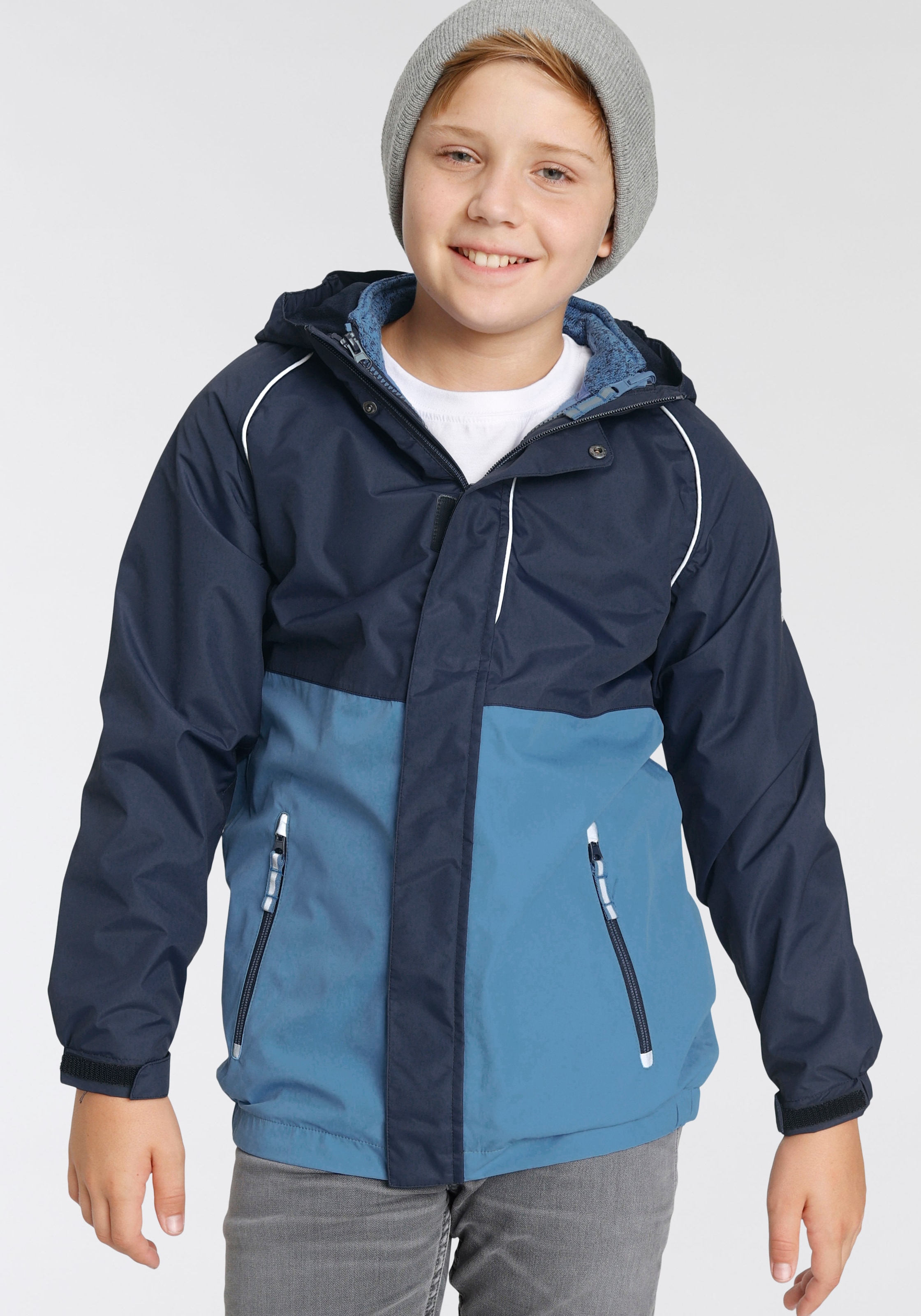 Scout 3-in-1-Funktionsjacke »ALL WEATHER«, (2 Strickfleecejacke mit jetzt Funktionsjacke %Sale mit Kapuze, im St.)