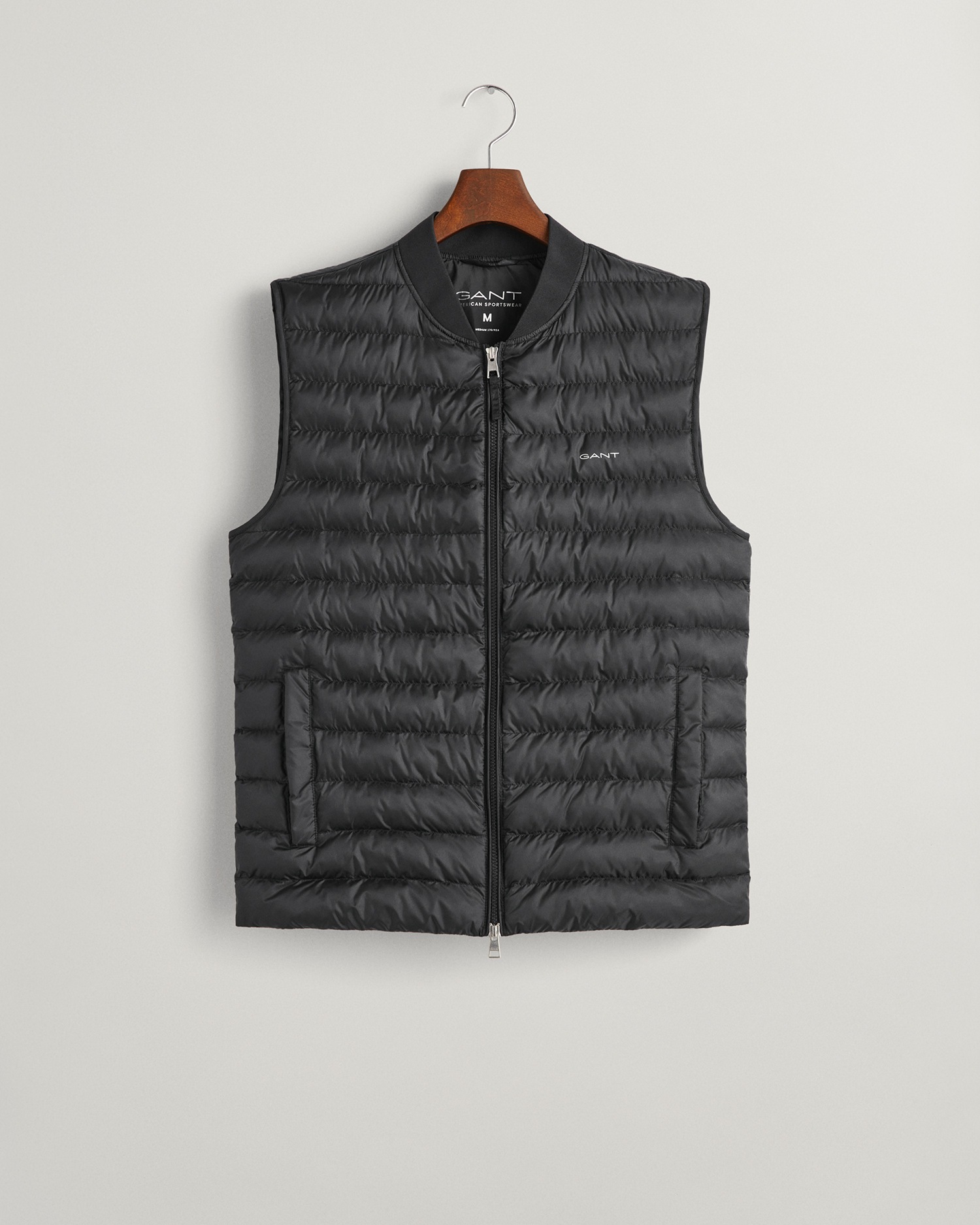 Gant Steppweste »LIGHT PADDED BOMBER VEST«, Mit Markenlabel am Rücken