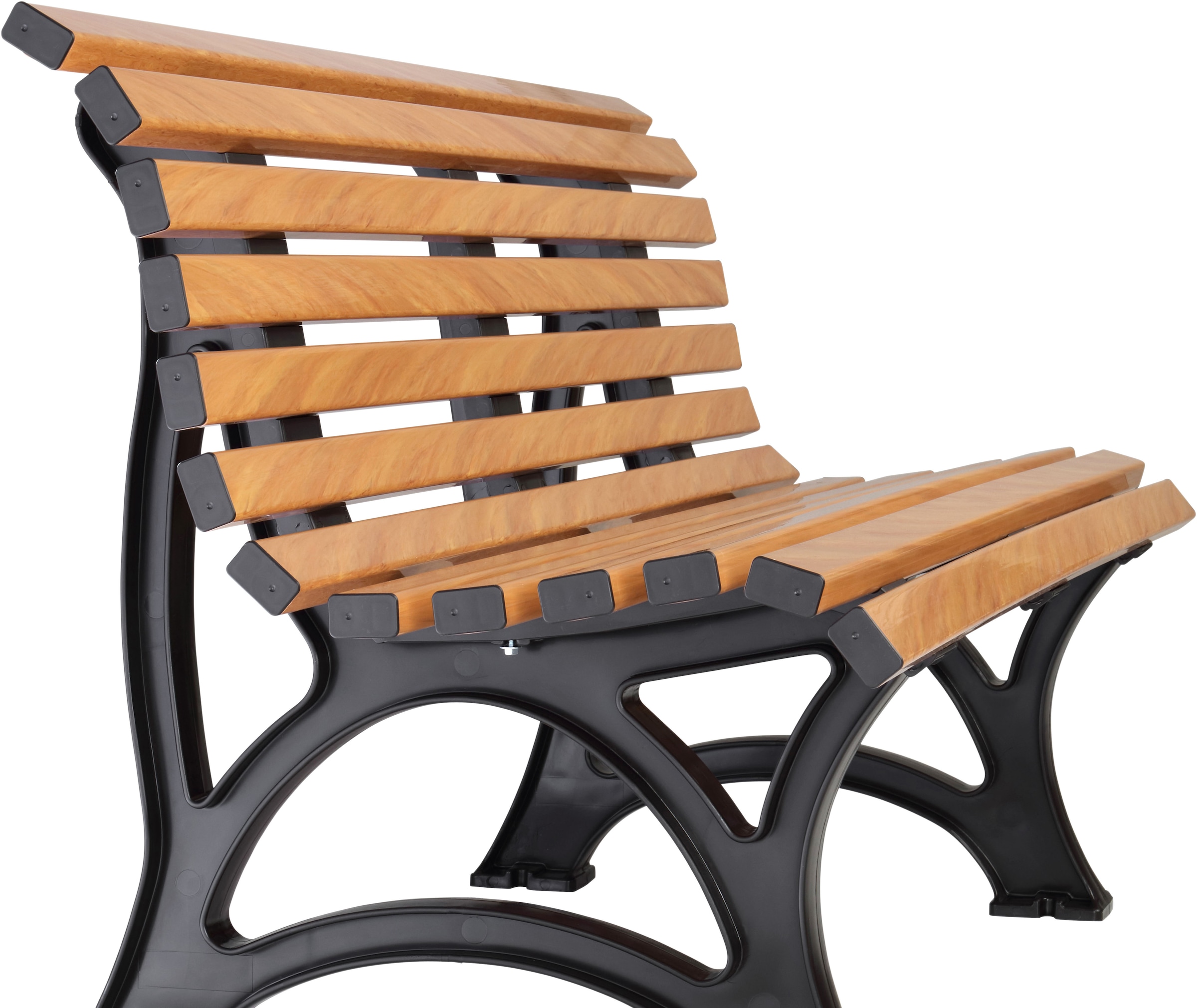 Blome Gartenbank »3er-Bank Helgoland 150 cm Holzoptik« Vollkunststoff