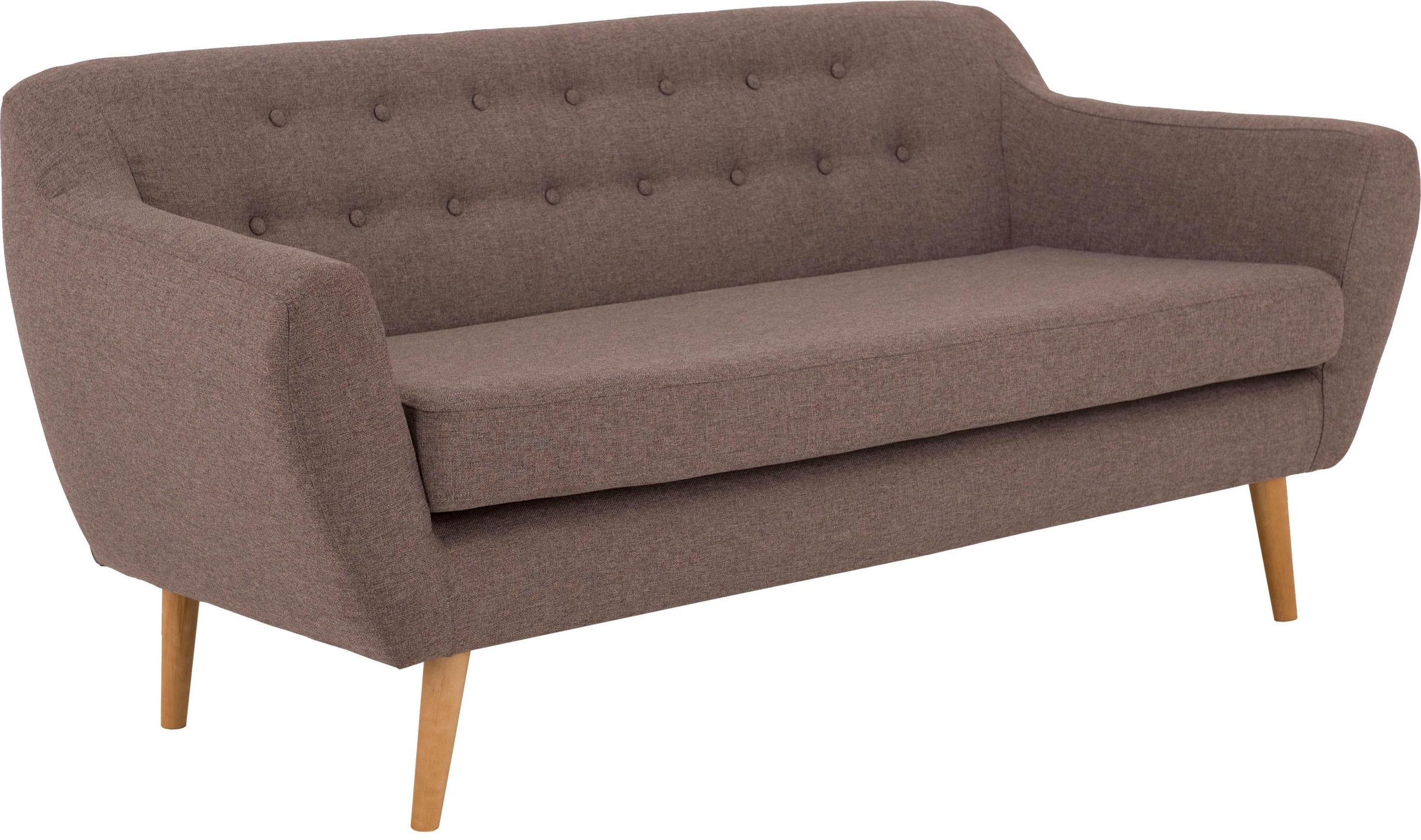 Home affaire 3-Sitzer »Renne« mit Heftung im Rücken im skandinavischem Stil günstig online kaufen