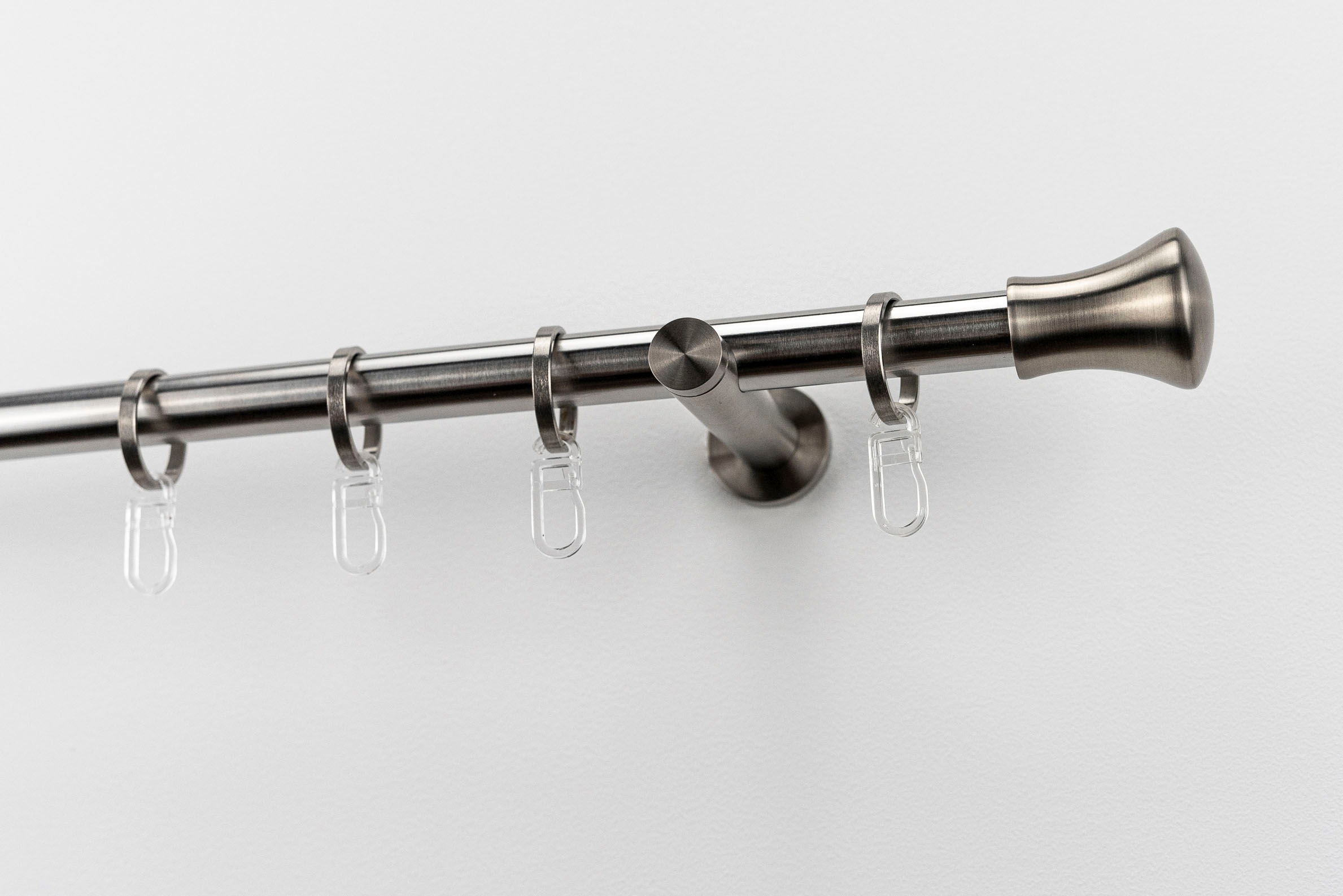 GARESA Gardinenstange »Anita Vollrund« 1 läufig-läufig Wunschmaßlänge;Träge günstig online kaufen