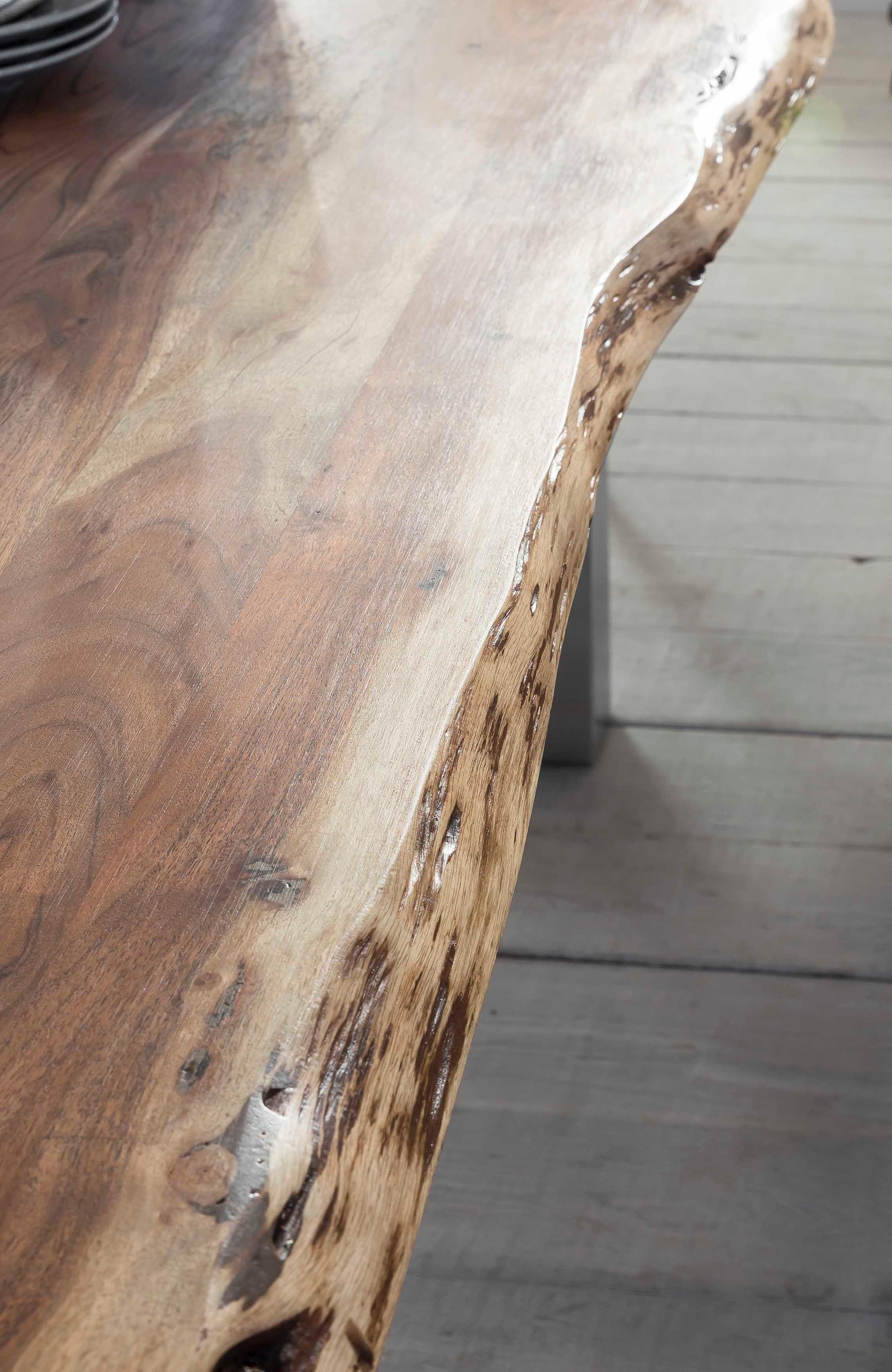 4. Bild von Home affaire Esstisch »Manhattan«, mit Metallgestell in A-Form