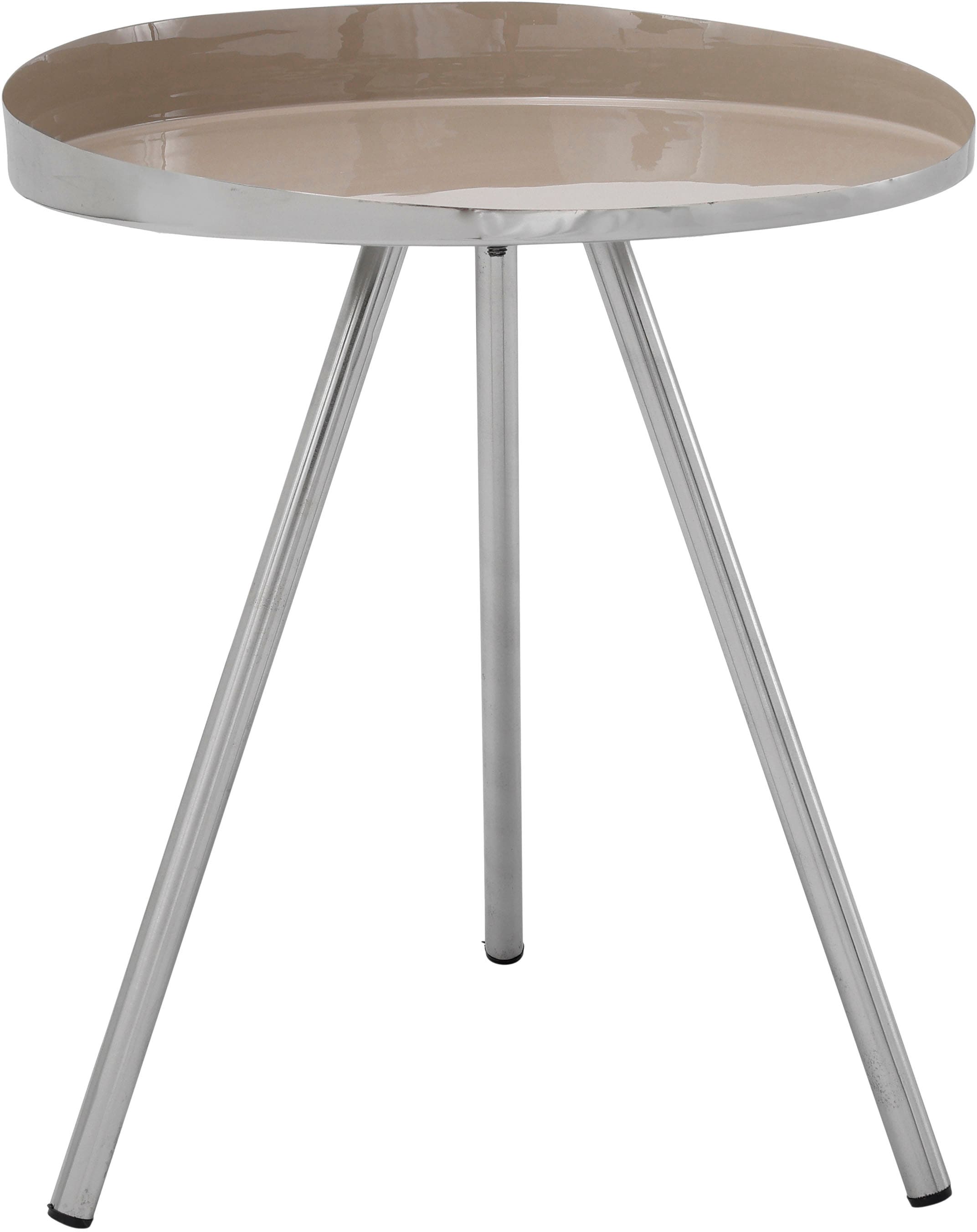Kayoom Beistelltisch »Morrison, runder Beistelltisch, edler Look«, (1 St.), Dekorativ, glanzvolle Lackierung, stilvolles Design