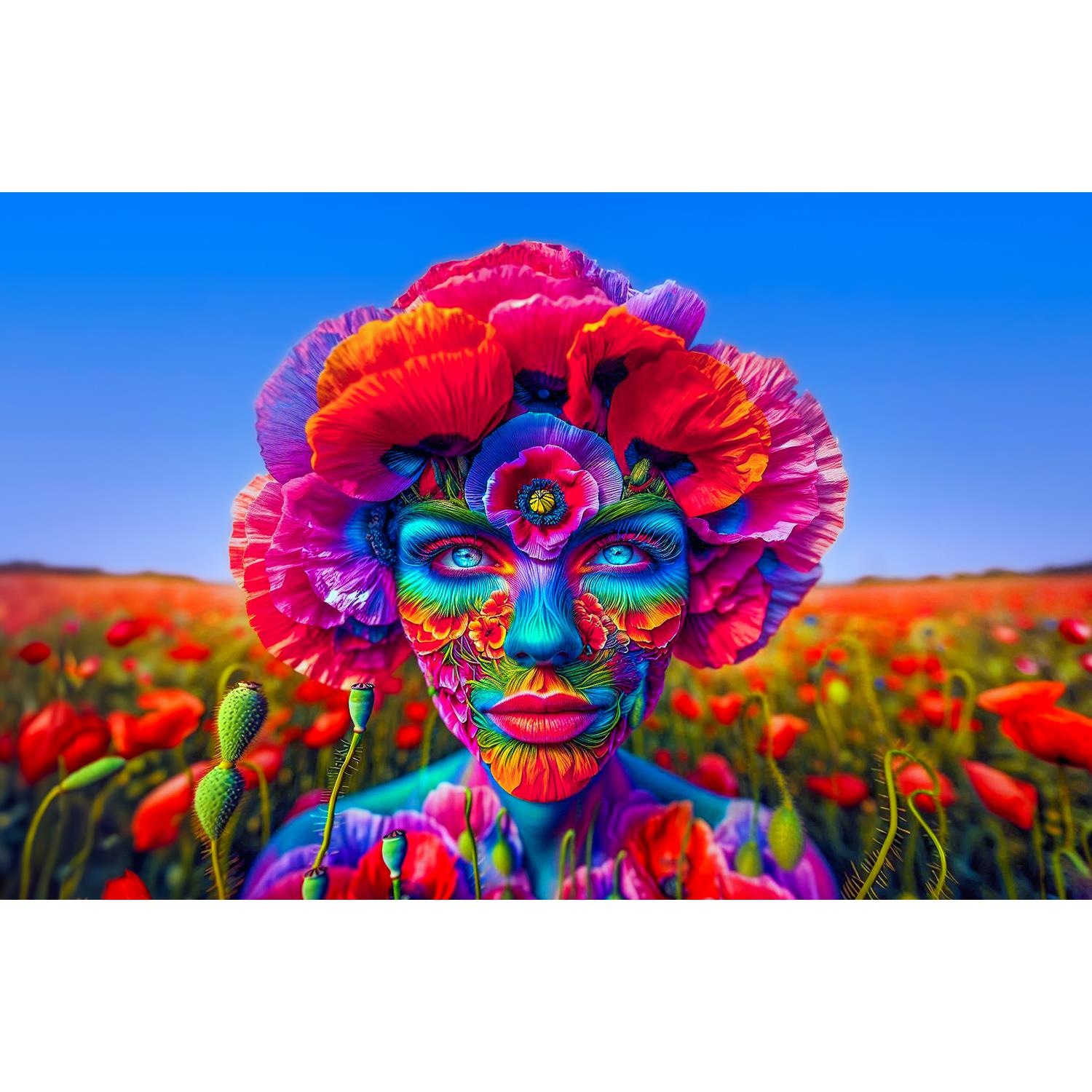 queence Acrylglasbild »Mohn-Zeit - Katharina Kolenda« Blumenbilder   Fantas günstig online kaufen