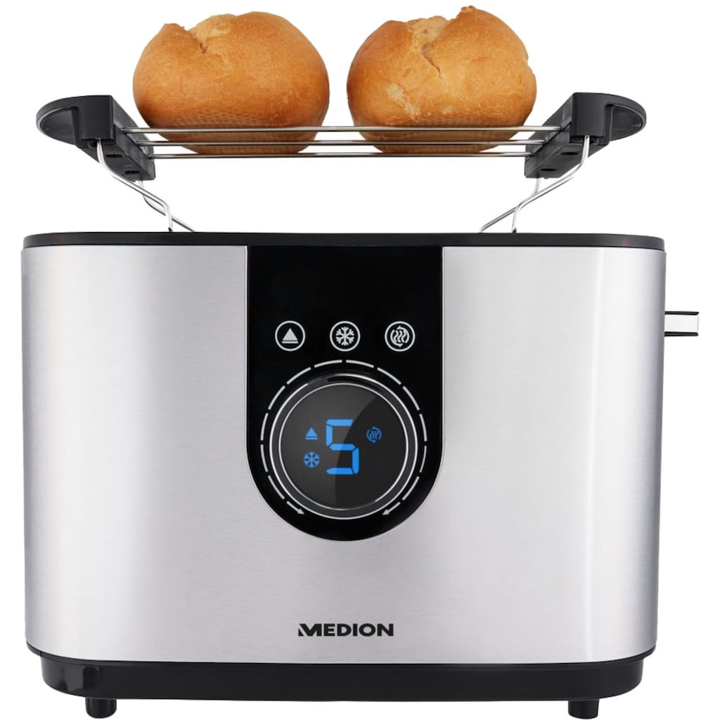 Medion® Frühstücks-Set »MD 10220«, (3 tlg.), Toaster, Wasserkocher und Kaffeemaschine