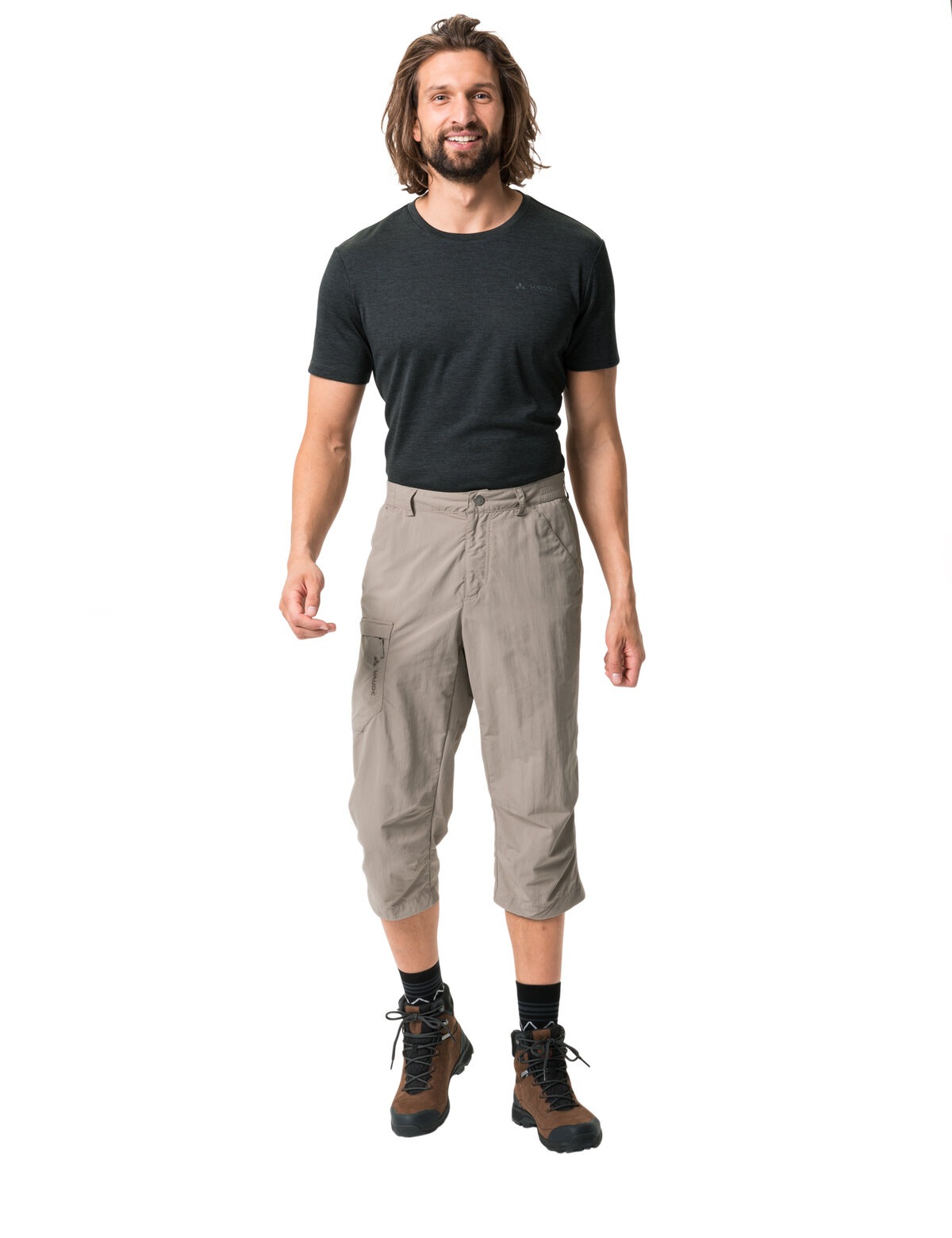 VAUDE Outdoorhose »Men's Farley Capri Pants II«  für vielseitige Aktivitäten, mit Reißverschlusstaschen, Regular Fit