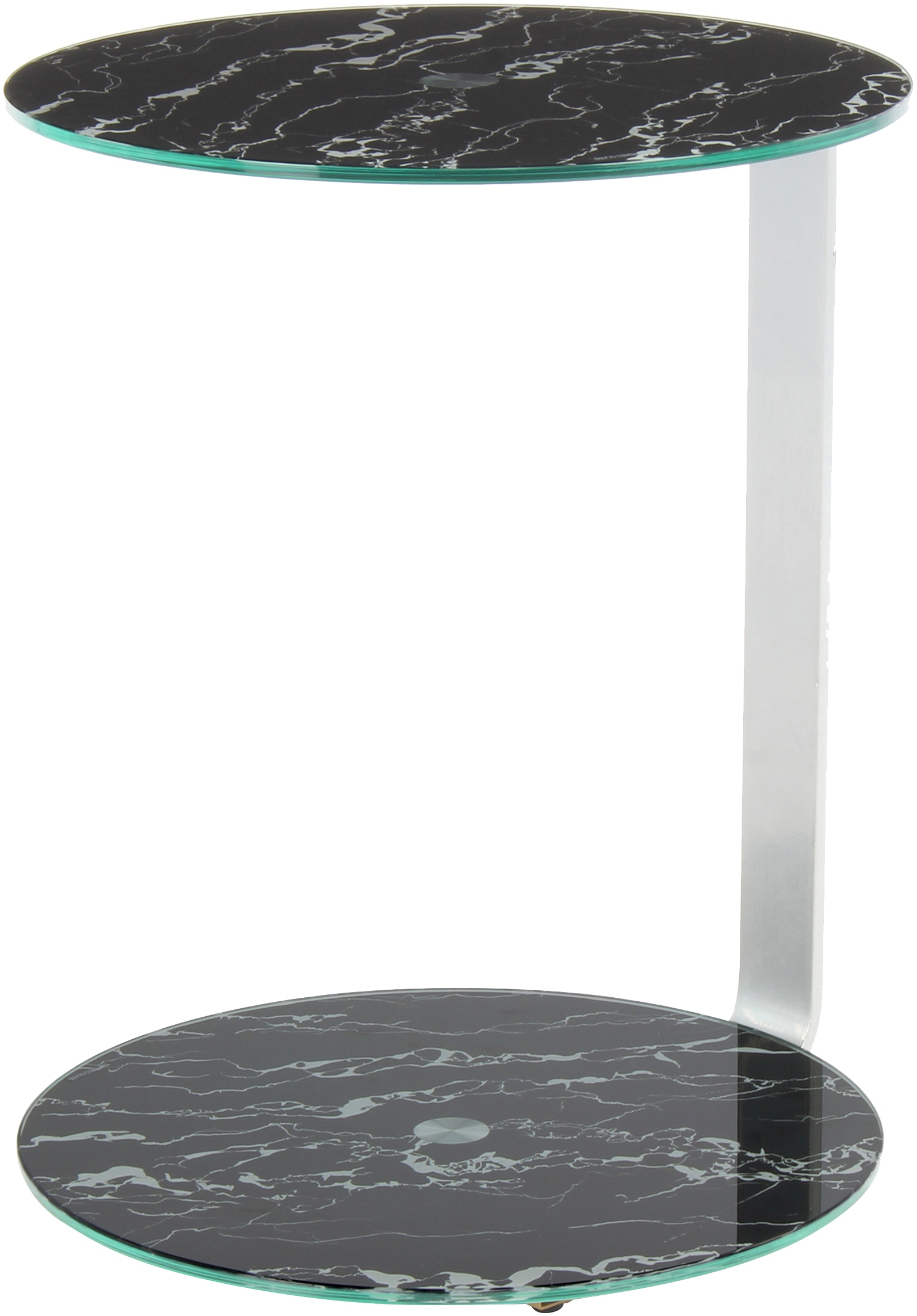 Kayoom Beistelltisch »Quentin 525, Sofa-Beistelltisch,mit Metallgestell«, (1 St.), Gestellfuß auch als Ablage, elegante Form und Farbvarianten