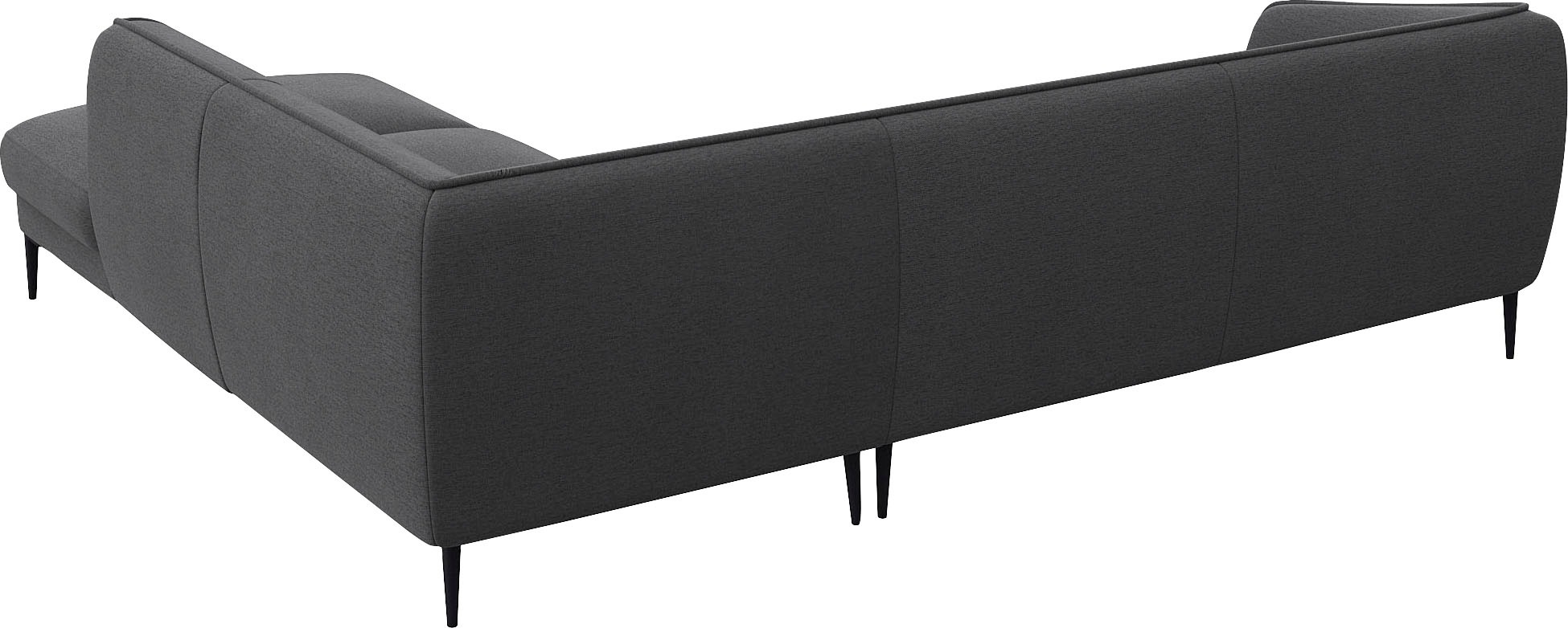 FLEXLUX Ecksofa »Belle Designsofa, L-Form, B/T 268/209 cm«, Skandinavisches Design, In hochwertiger Verarbeitung