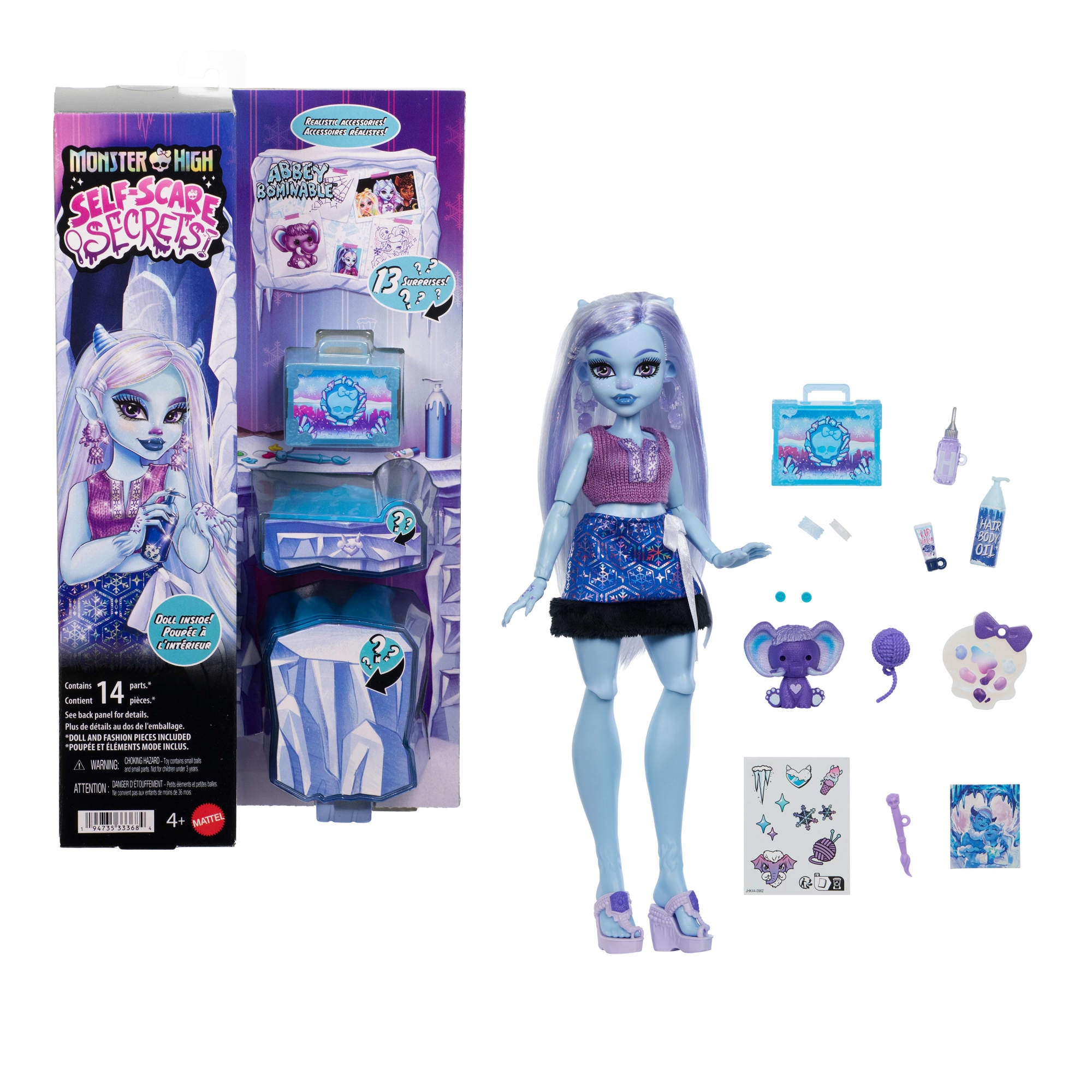 MonsterHigh™ Anziehpuppe »Monster High Self-Scare Secrets Abbey«