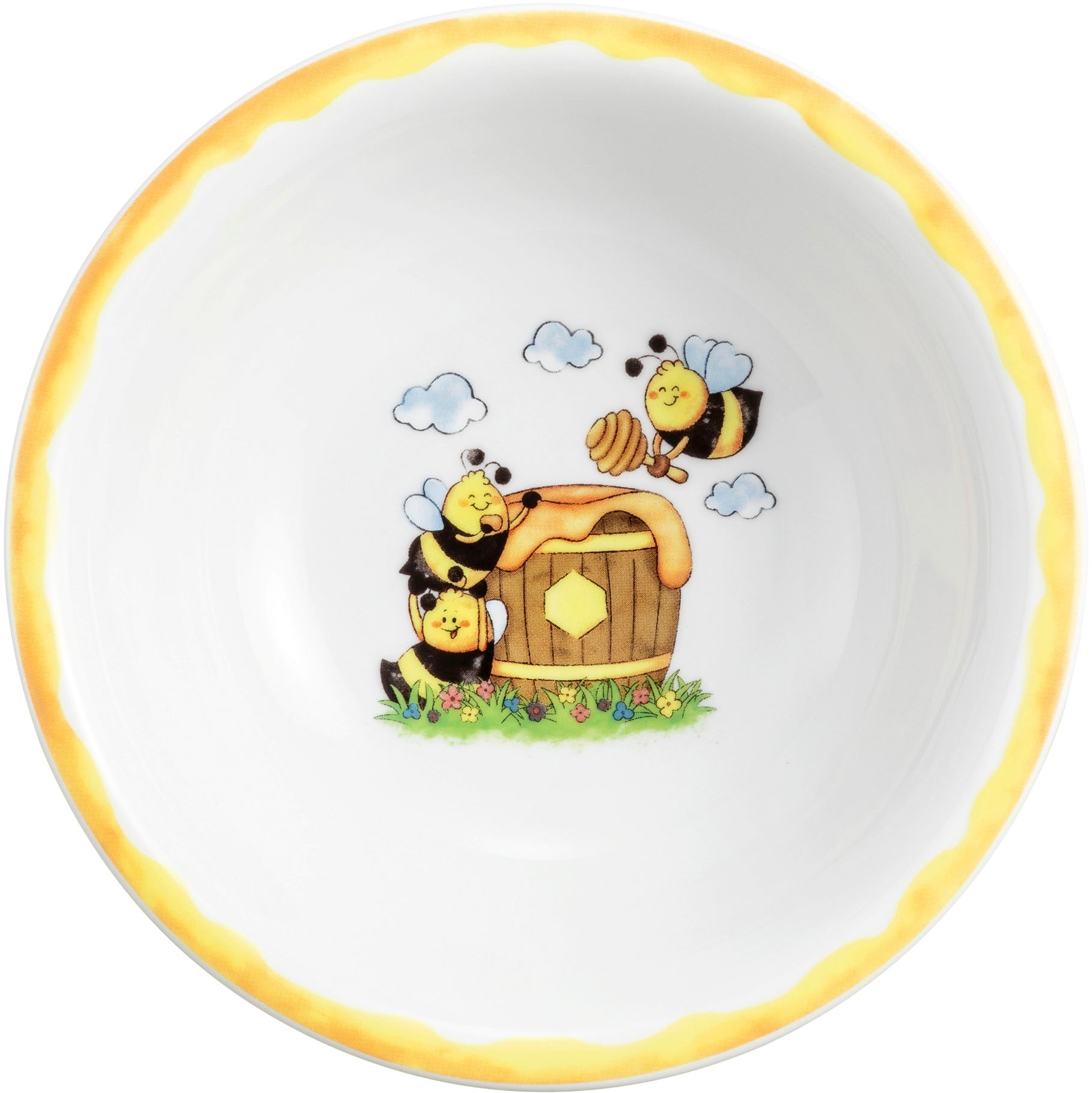 Seltmann Weiden Schüssel »Compact - Fleißige Bienen«, 1 tlg., aus Porzellan, Schale rund 16 cm