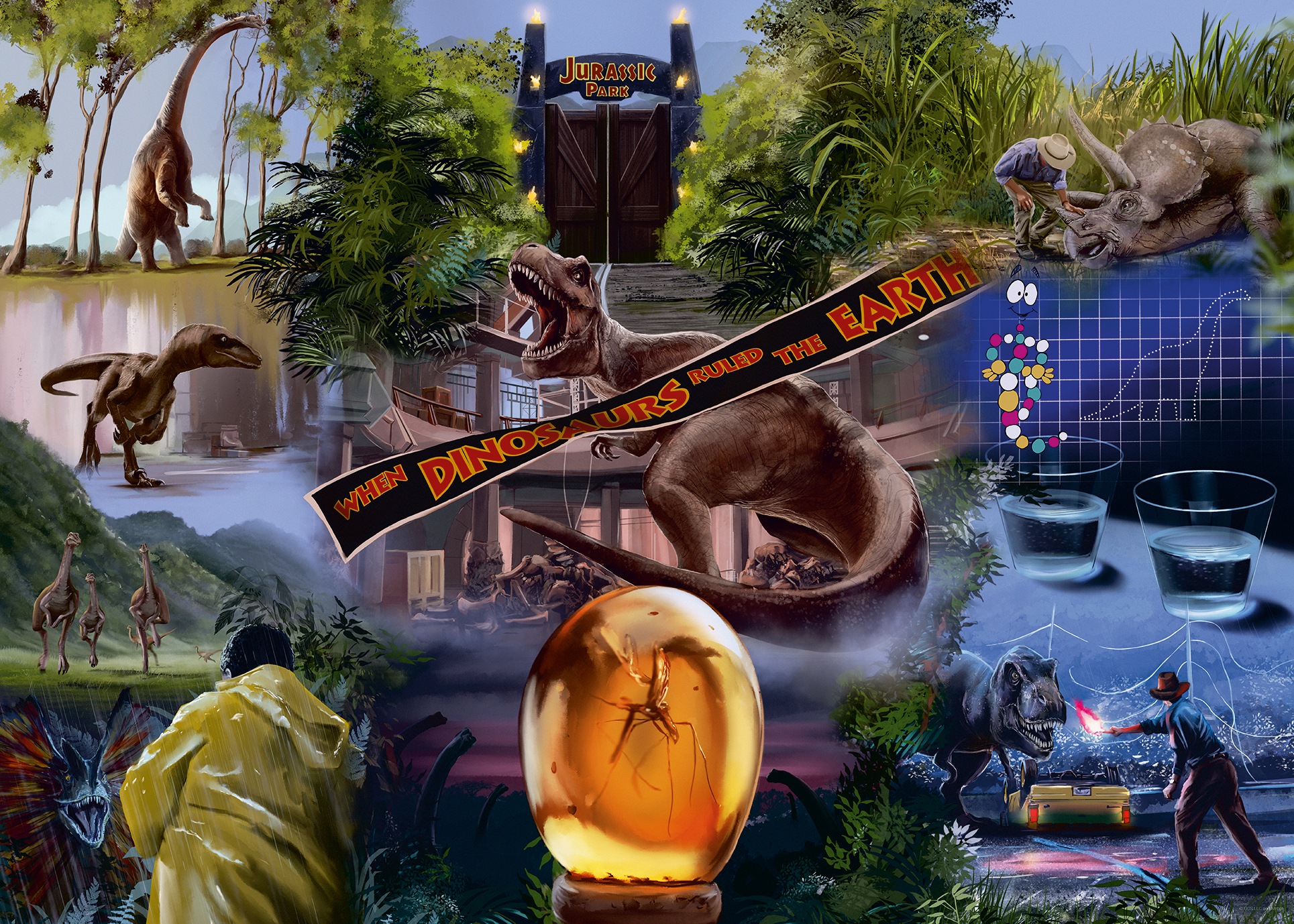 Ravensburger Puzzle »Artist Collection, Jurassic Park«, Made in Germany
