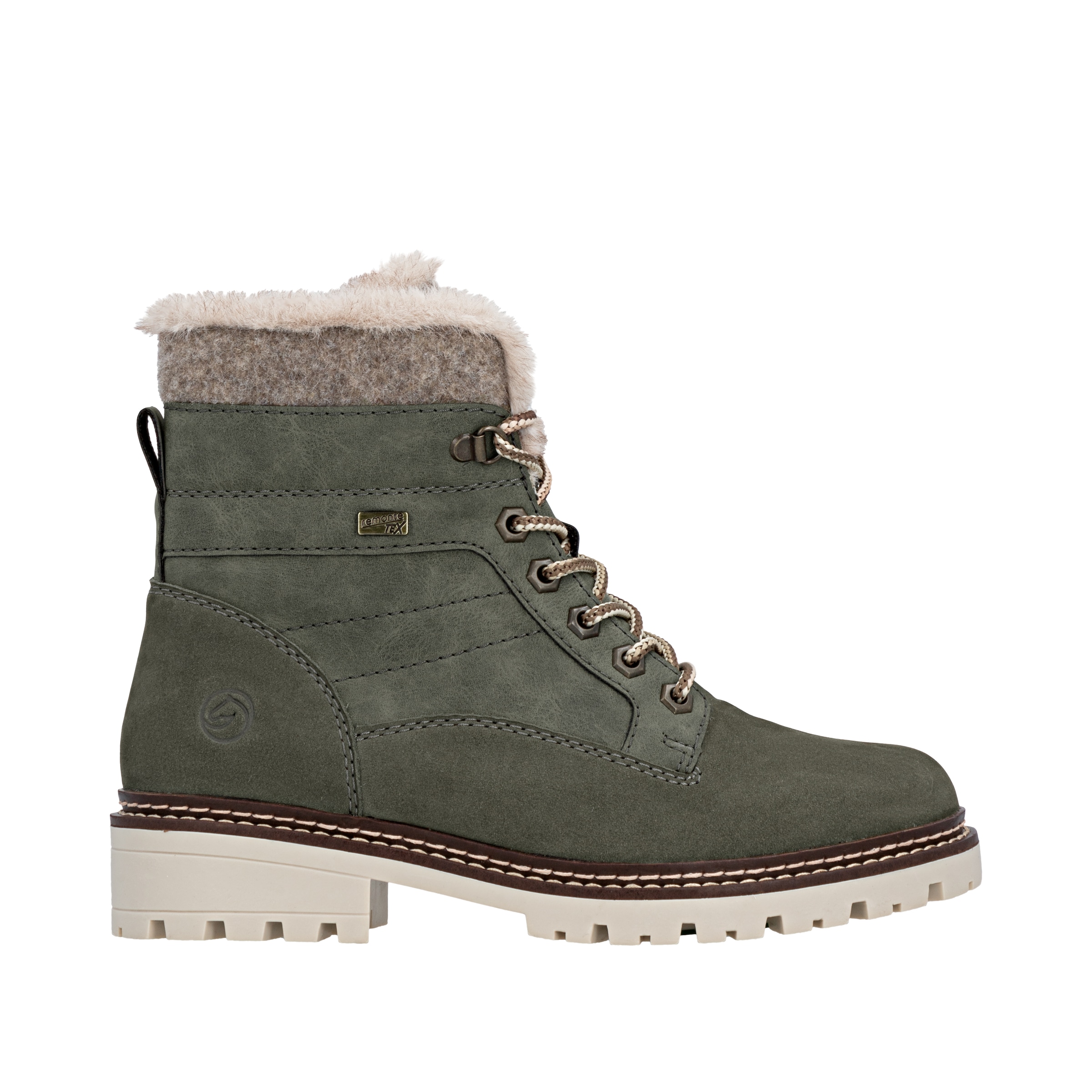 Remonte Winterstiefelette »Elisabeth Hurley-Collection«, Schnürboots mit wasserabweisender TEX-Membran und Fiber Grip
