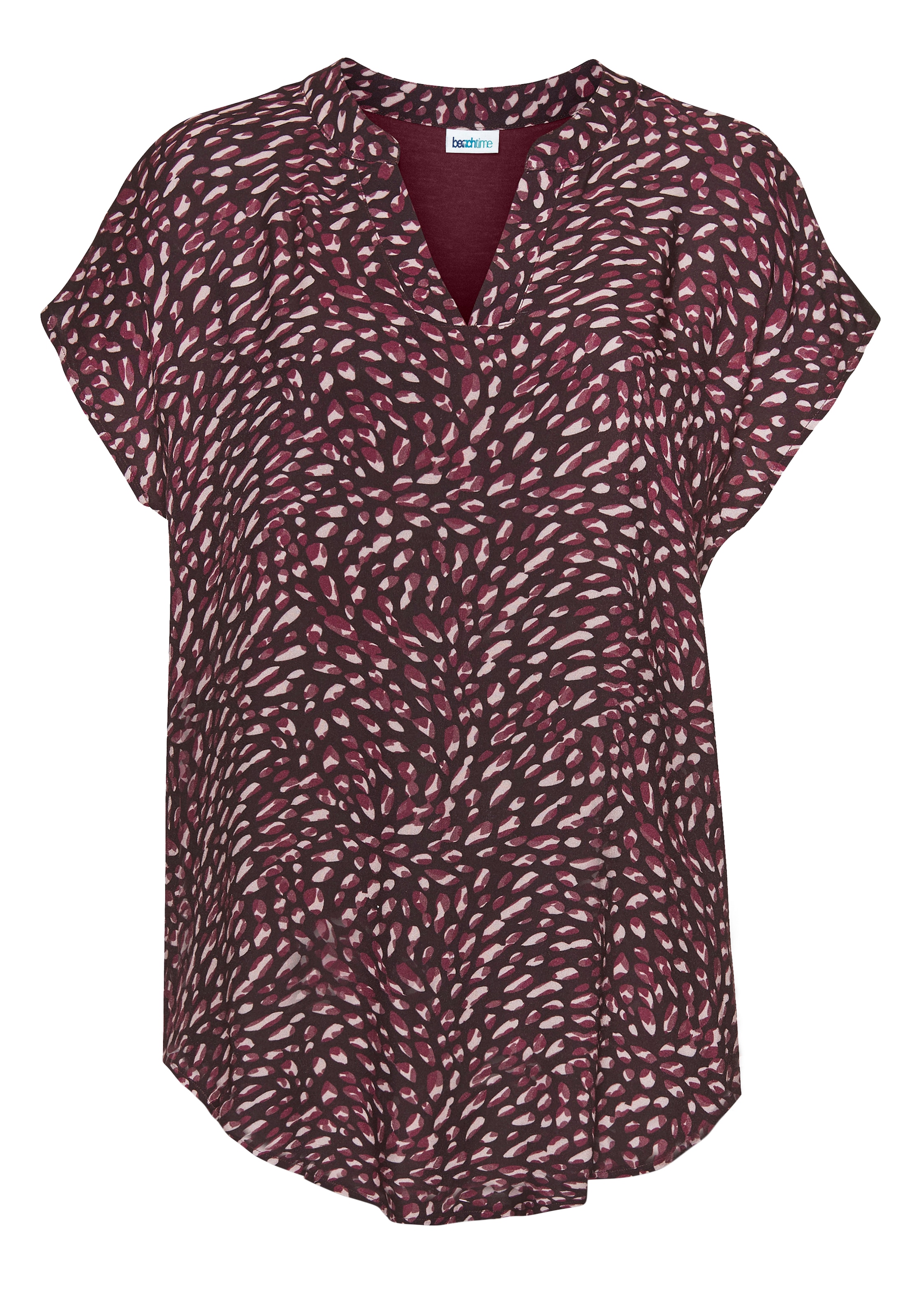Beachtime Longshirt aus Materialmix