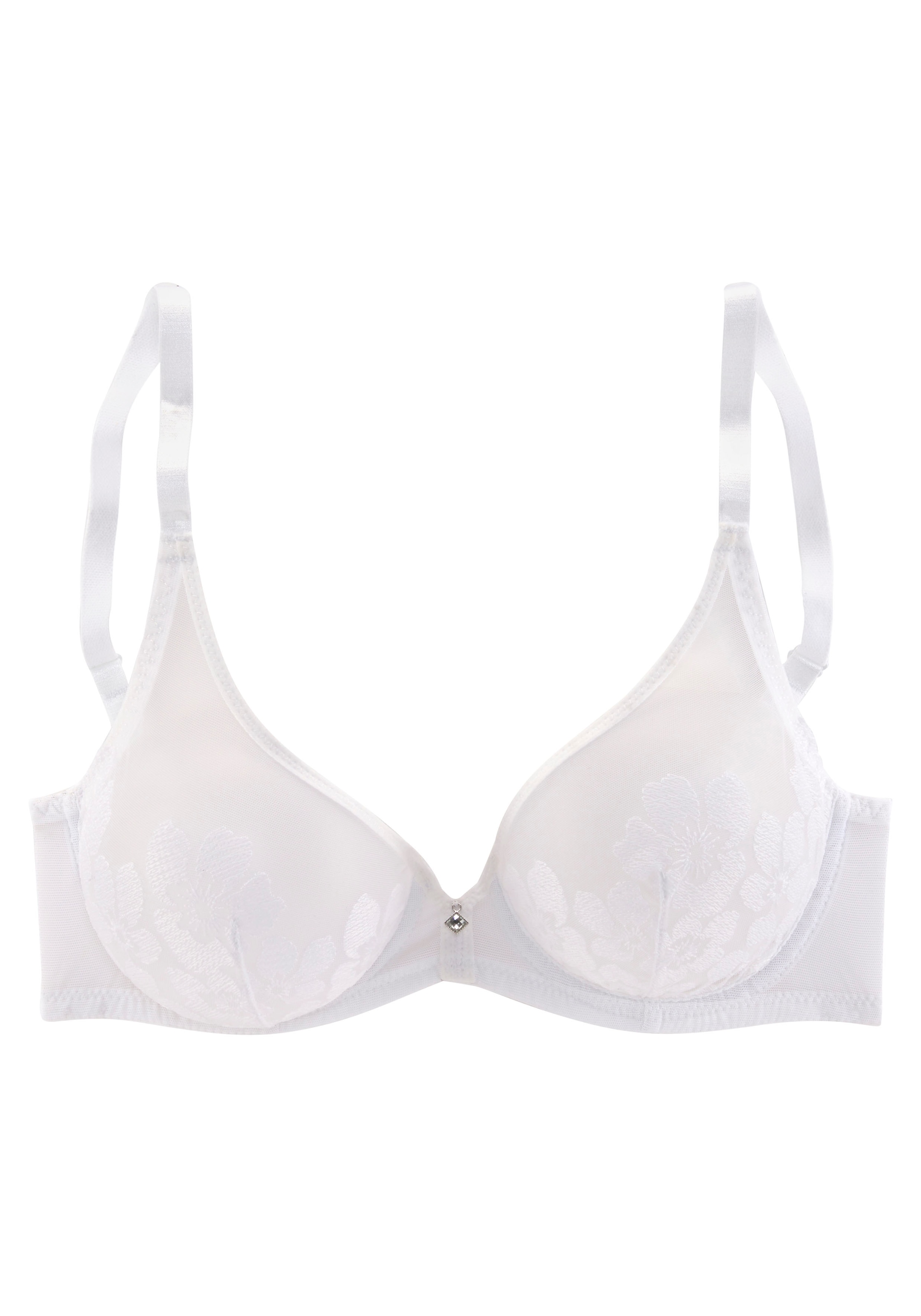 LASCANA Belle Affaire Bügel-BH, aus leicht transparenter Stickerei Spitze, sexy Dessous