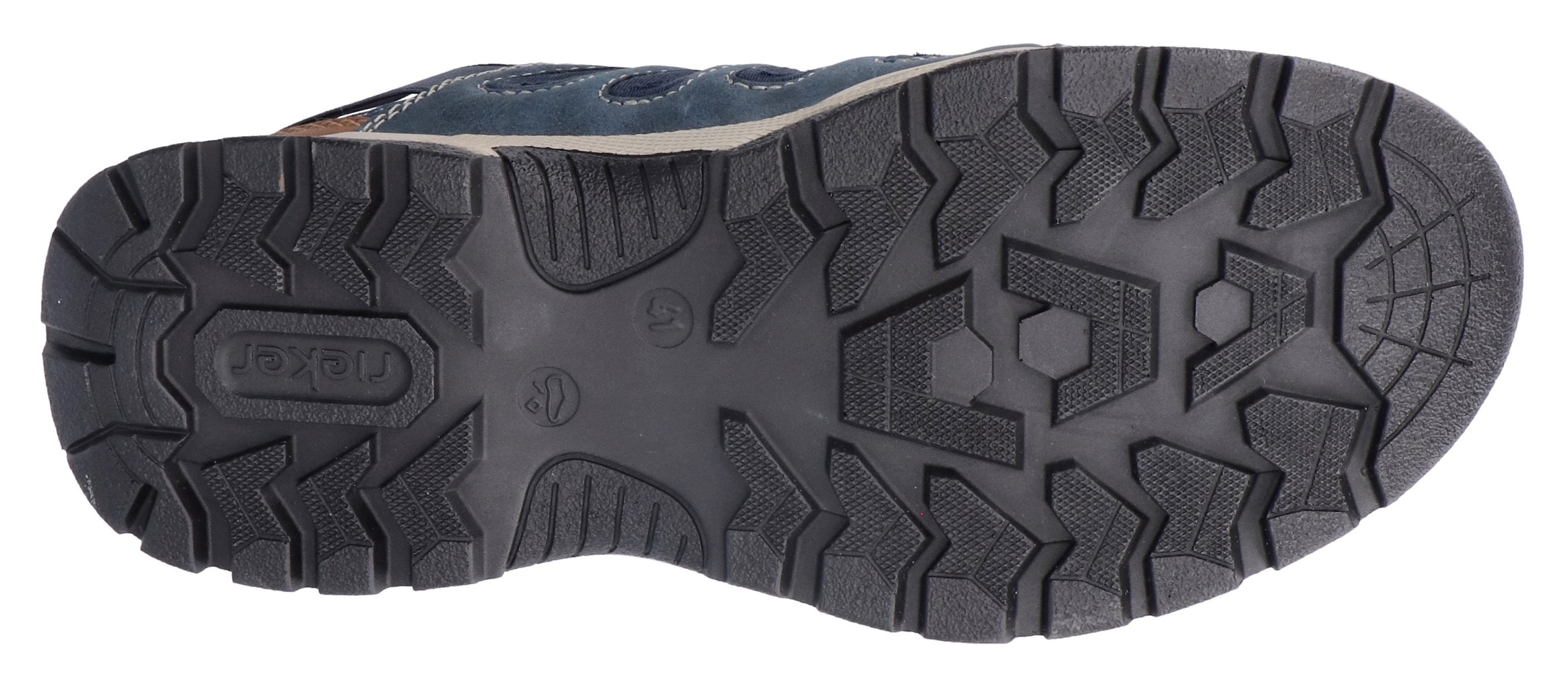 Rieker Slip-On Sneaker, Schlupfschuh, Trekkingschuh, Outdoorschuh mit Gummizug