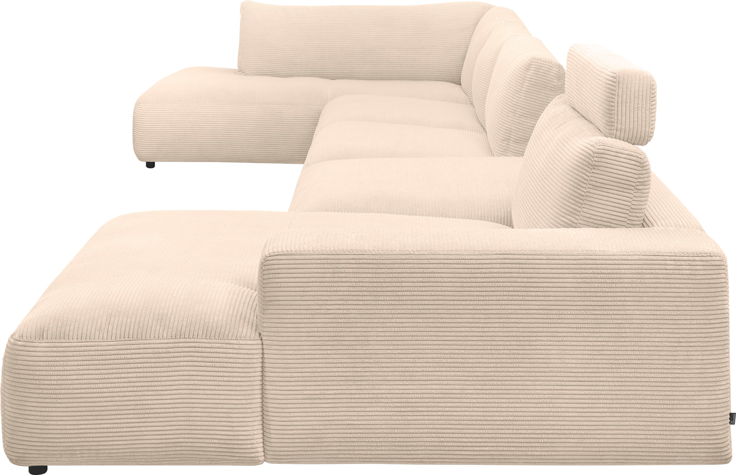 Musterring Wohnlandschaft »Lucia U-Form«, Cord-Bezug, inklusive Kopfstütze, Gesamtbreite 524 cm