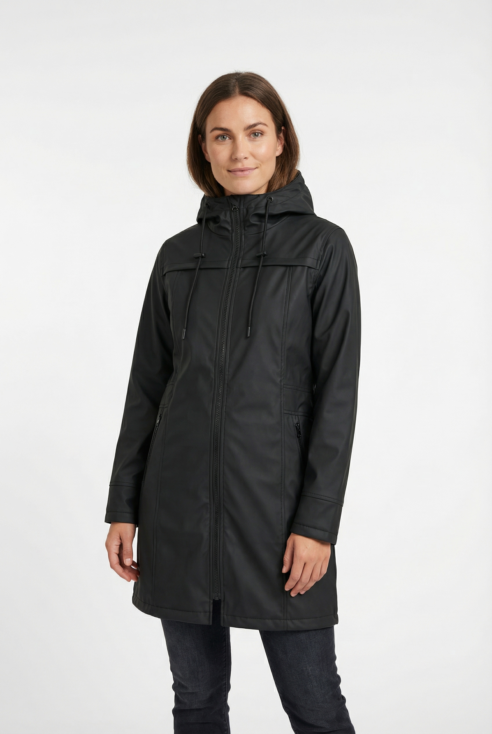 FREEQUENT Regenjacke »FQRAIN-JACKET« mit Kapuze wasserabweisend mit Kapuze