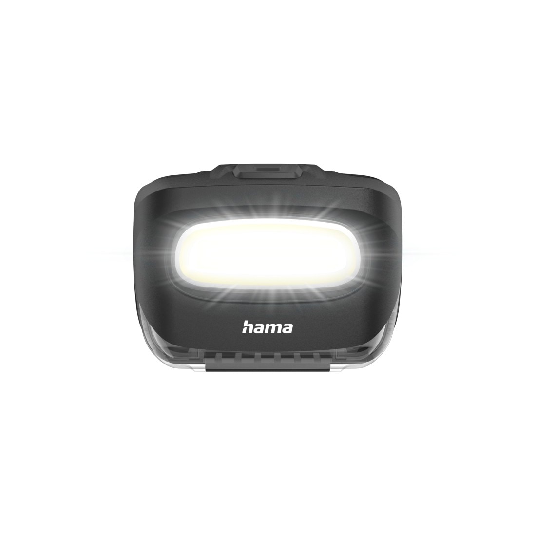Hama LED Stirnlampe »LED Stirnlampe mit verstellbarem Kopfband, wiederaufladbar« 2 Lichtmodi, verstellbare Leuchtrichtung
