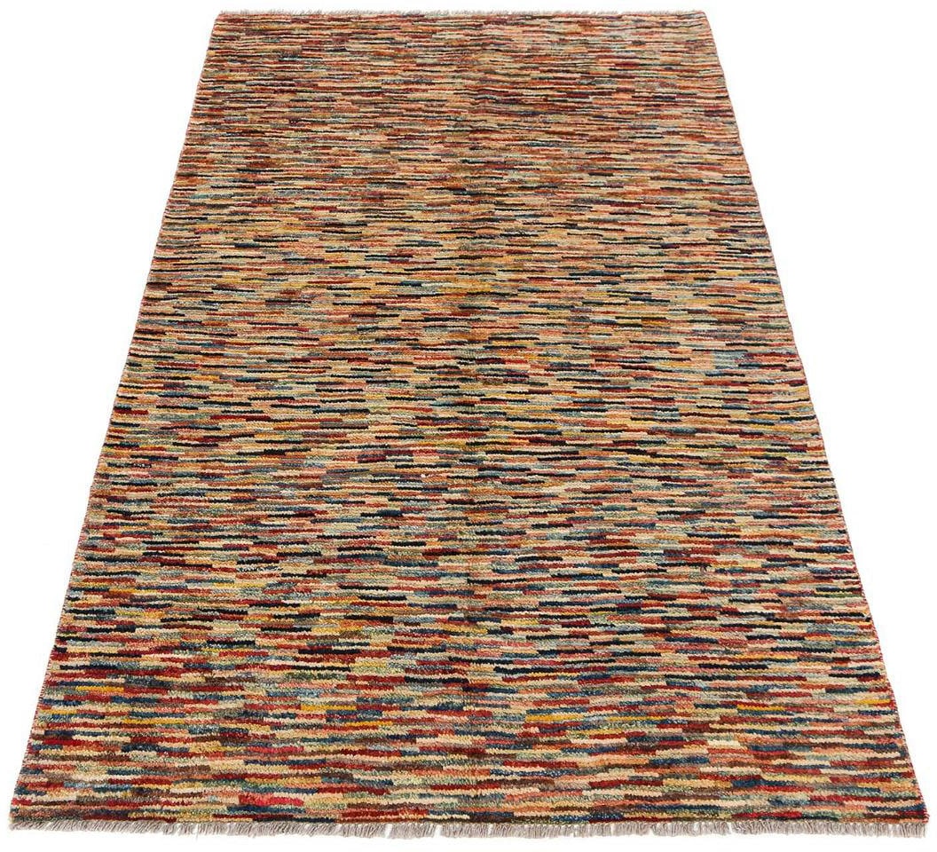 morgenland Wollteppich »Streifen Multicolore 182 x 114 cm«, rechteckig, 8 m günstig online kaufen