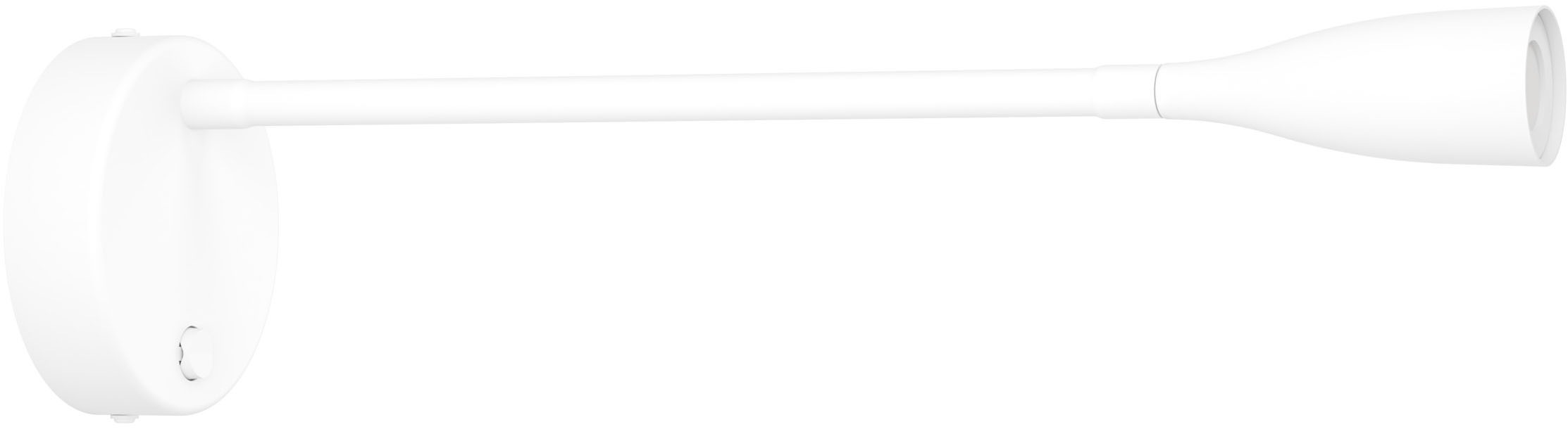 EGLO Wandleuchte »OLIVANDINO Wandlampe - Stahl - LED - 3,8W - IP20« LED-Modul 1 Stk. Warmweiß Wandstrahler, Wandspot, Wohnzimmer, Flur, Schlafzimmer, Ø11 x AL43 cm