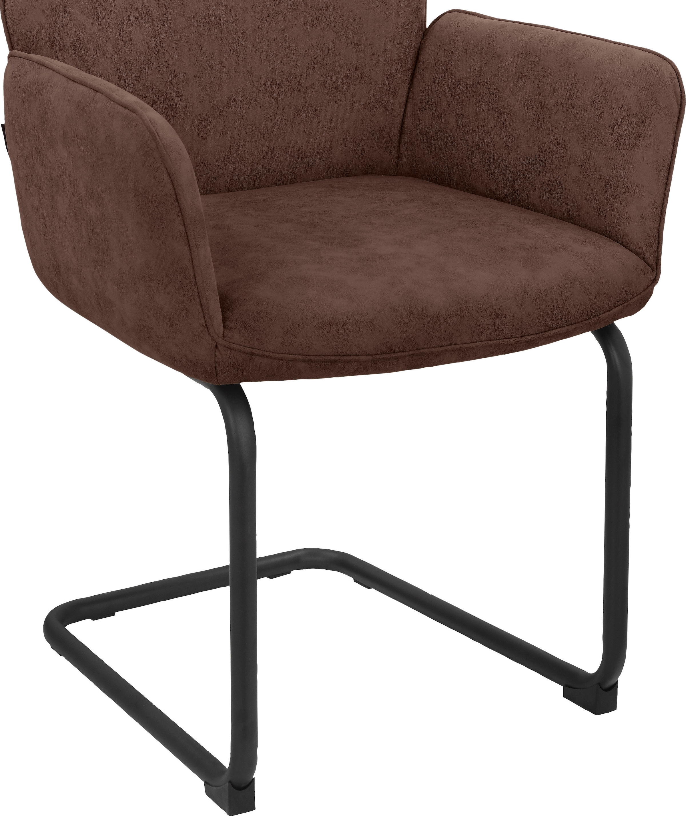 Sitzhöhe 51 Sitz gepolstert, aus bestellen Places Microfaser, Gestell Style »Ginevra«, mit Metall, Rücken of Raten Armlehnstuhl und St., cm 2 auf
