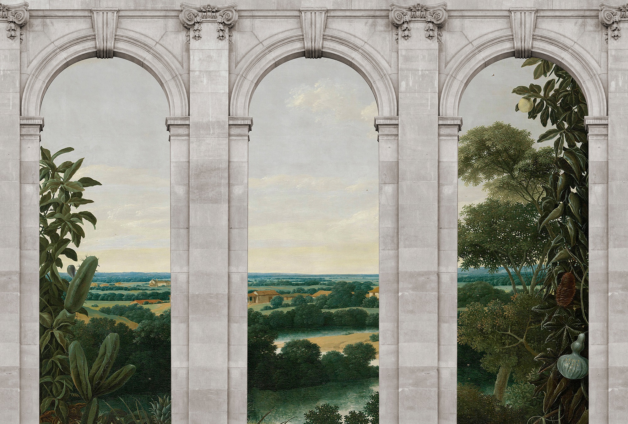 living walls Fototapete »Walls by Patel Castello« glatt Vlies, Wand günstig online kaufen