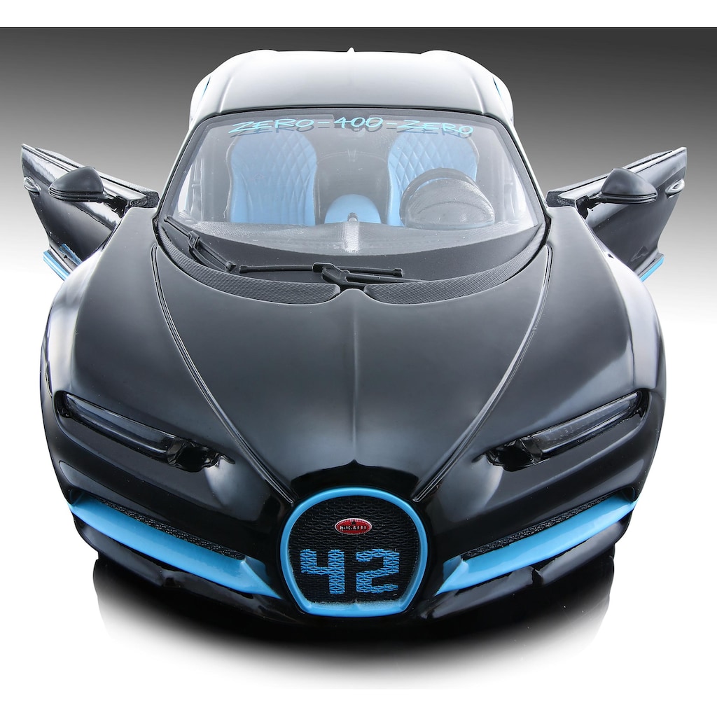 Maisto® Sammlerauto »Bugatti Chiron, 1:24, schwarz«, 1:24