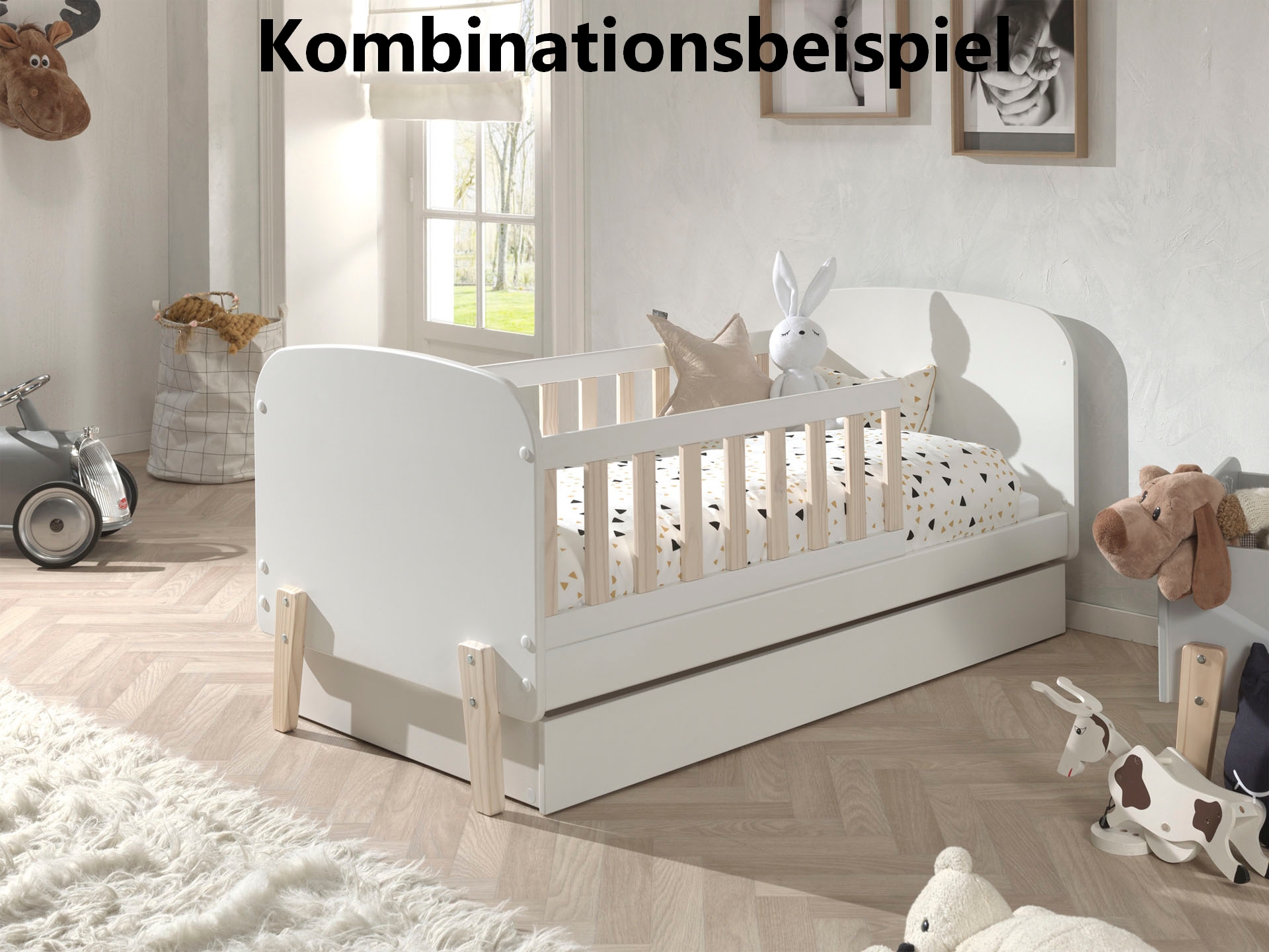 Vipack Bettschubkasten »Kiddy«, (Made in Europe), in 2 Breiten
