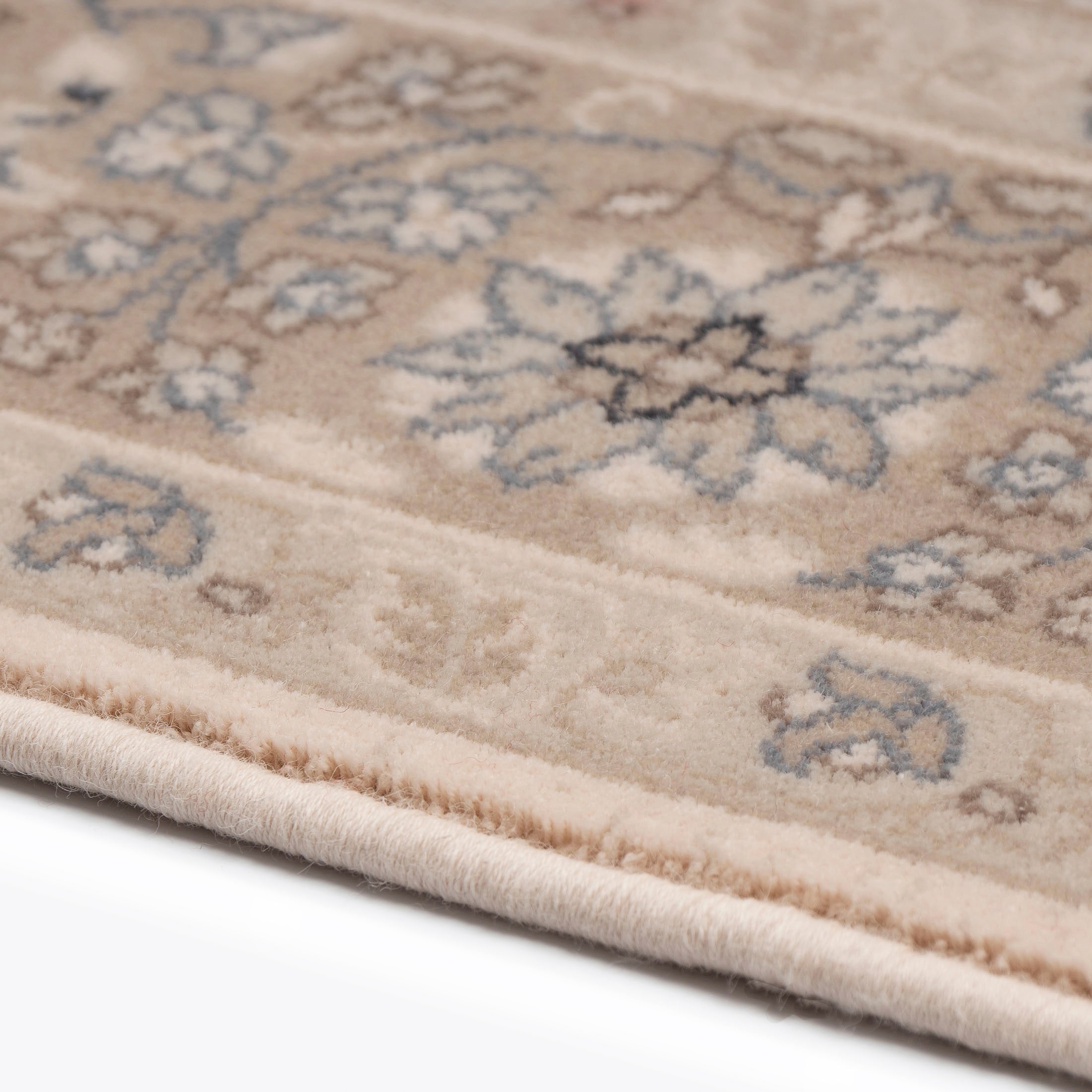 THEKO Wollteppich »Floresti 7015«, rechteckig, 10 mm Höhe, reine Wolle, Orient-Optik, ideal im Wohnzimmer & Schlafzimmer