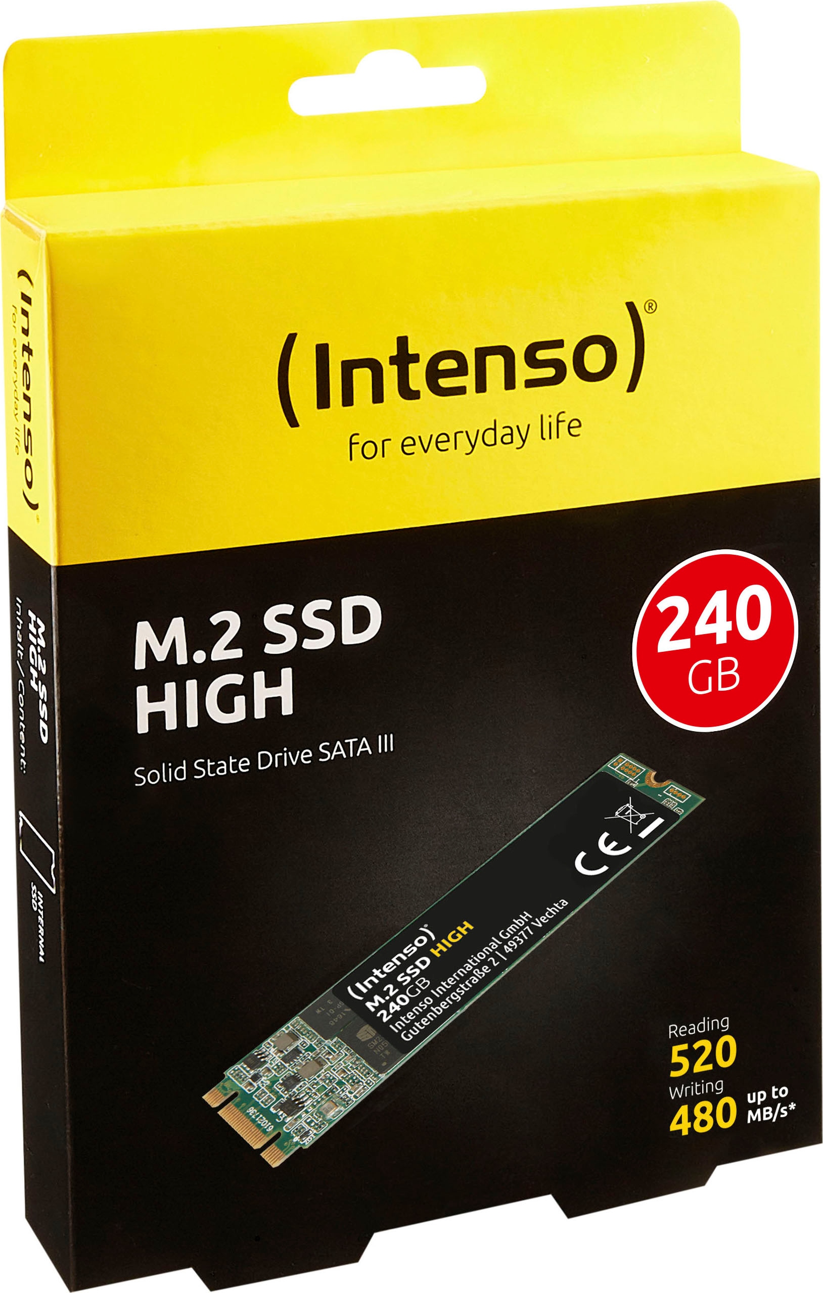 Intenso interne SSD »M.2 SSD High«