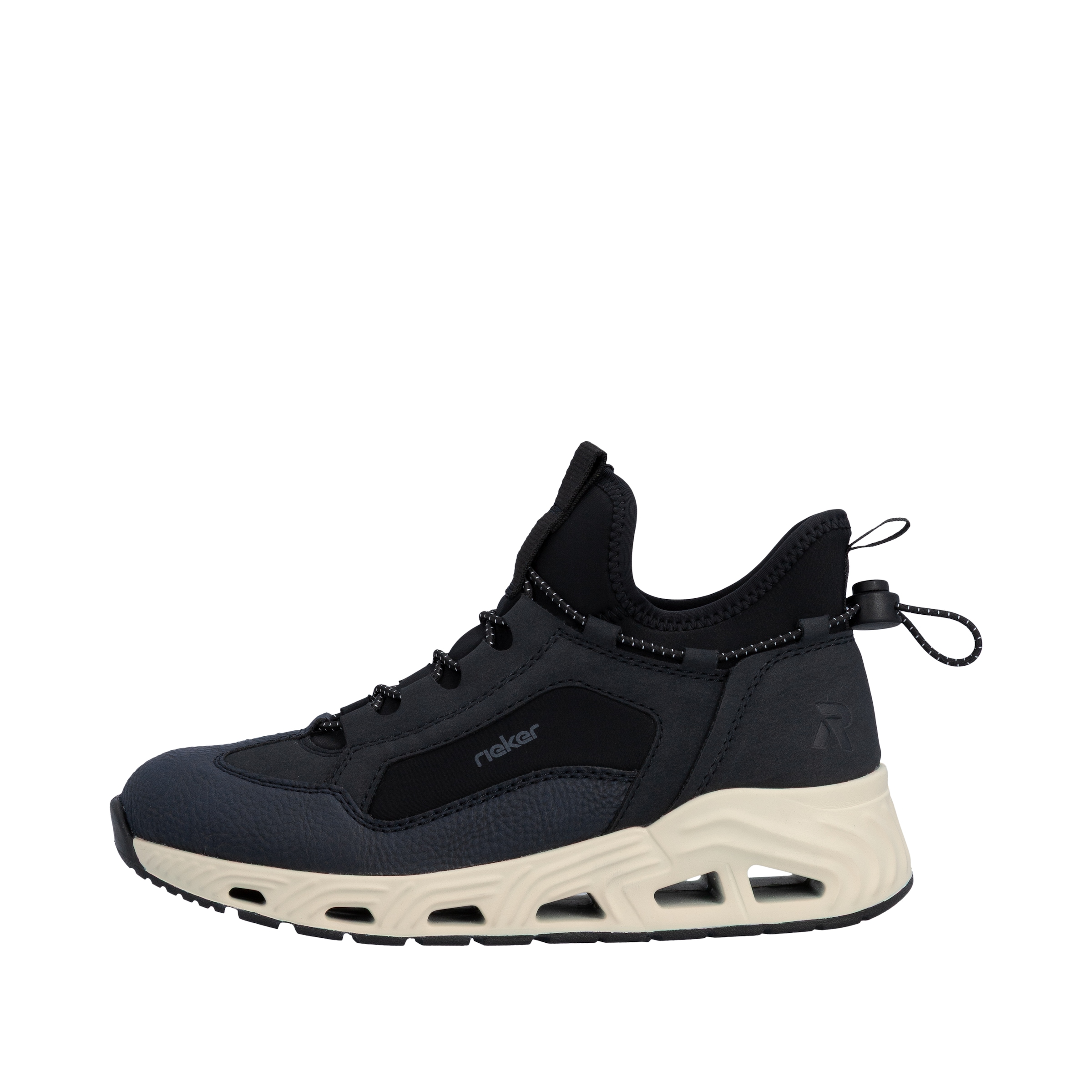Rieker Slip-On Sneaker  Freizeitschuh, Schlupfboots, High-Top-Sneaker, Slip-On mit Gummizug