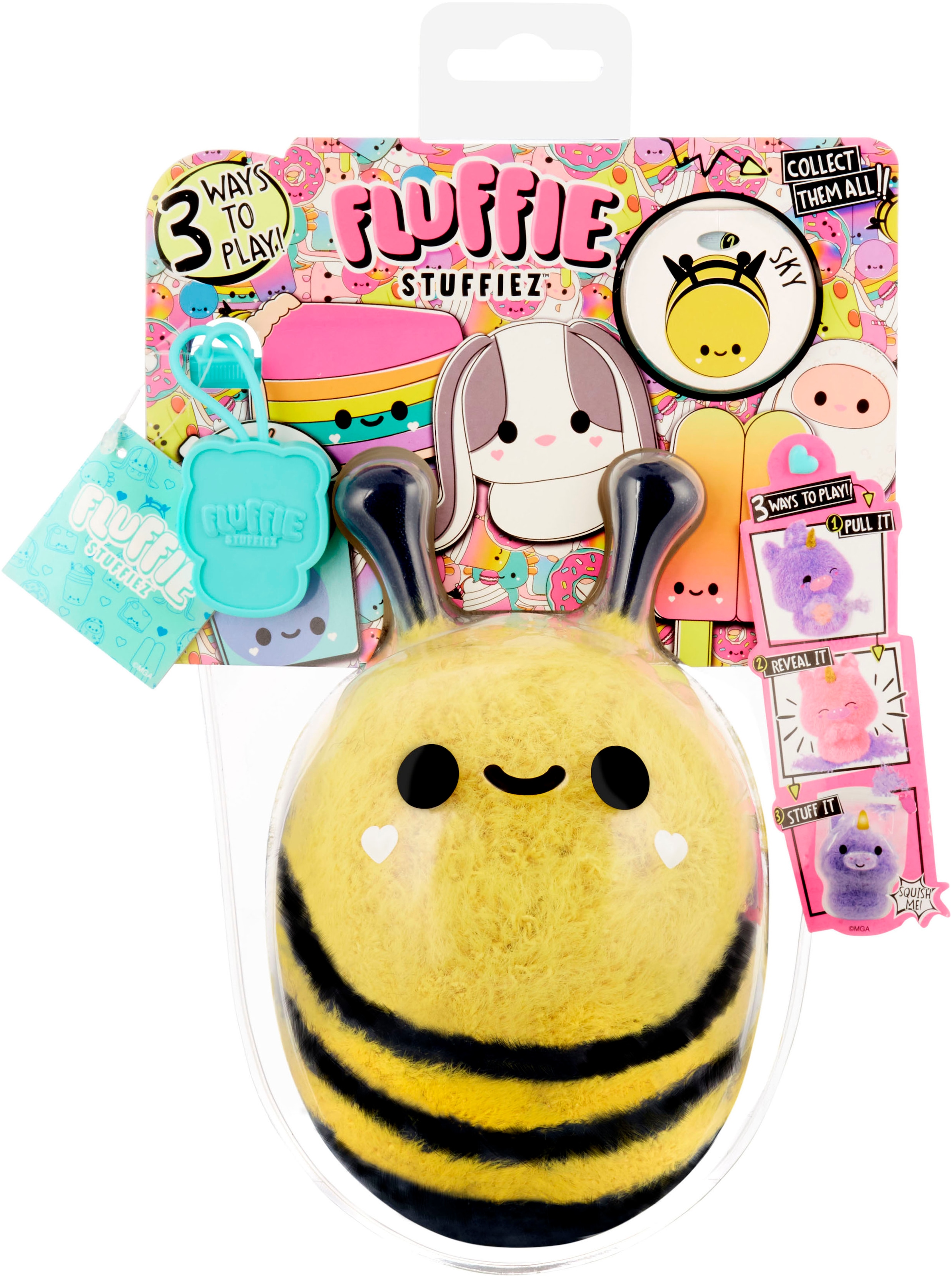 Plüschfigur »Fluffie Stuffiez Small Plush - Bee/ Lady Bug«
