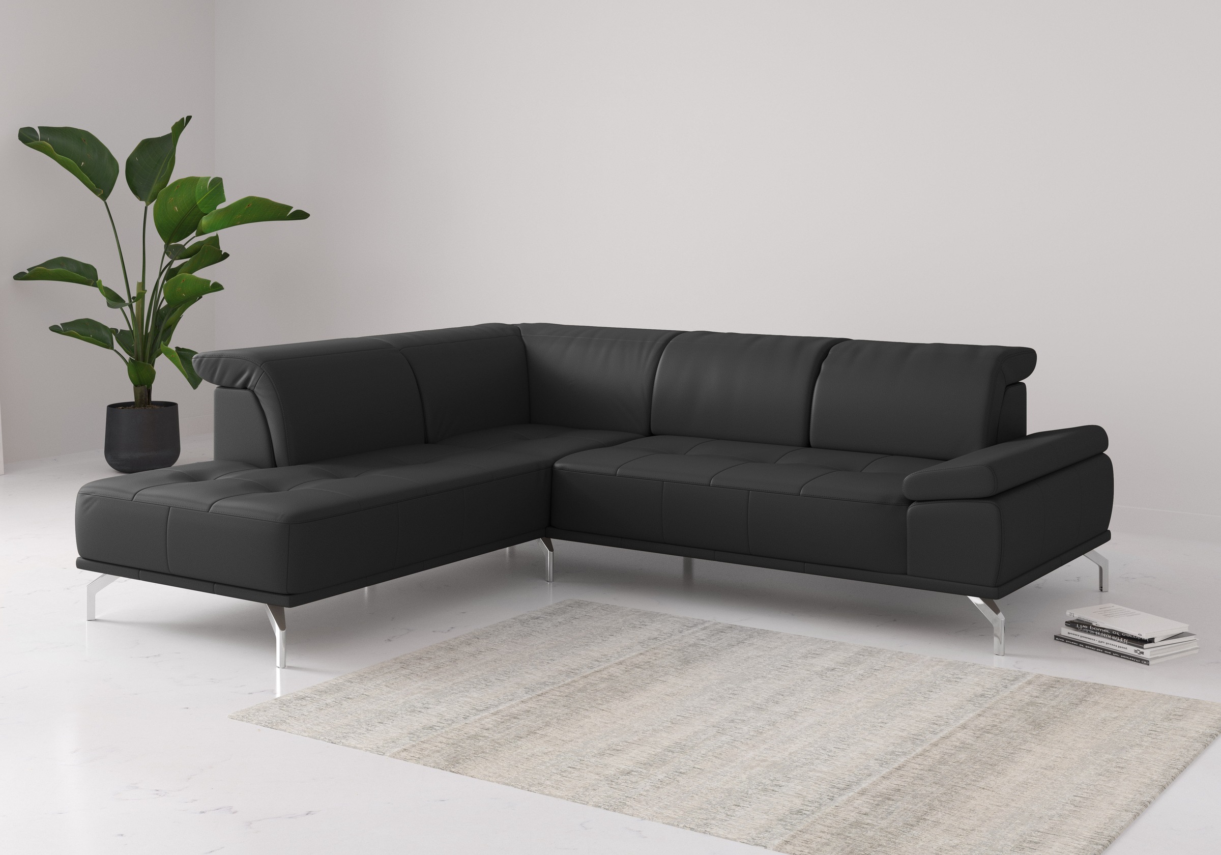 Places of Style Ecksofa »Caluna«, Inkl.Sitztiefenverstellung, wahlweise mit günstig online kaufen