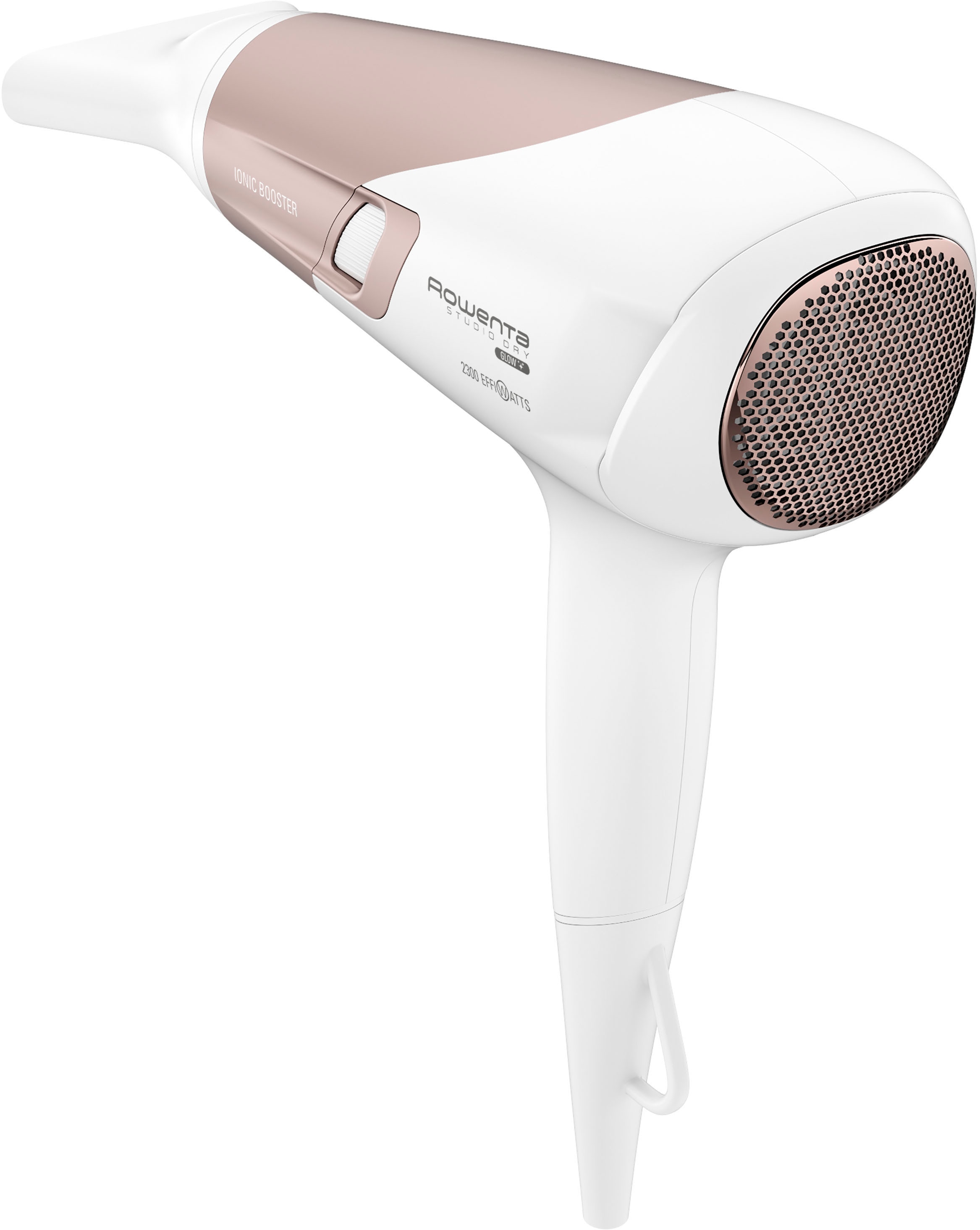 Rowenta Haartrockner »Studio Dry Glow Haartrockner, 2100 W, Föhn mit Diffusor für Locken,«, 2100 W, 2 Aufsätze, 3 Temperatur- und 2 Geschwindigkeitsstufen, Kaltlufttaste, CV5830