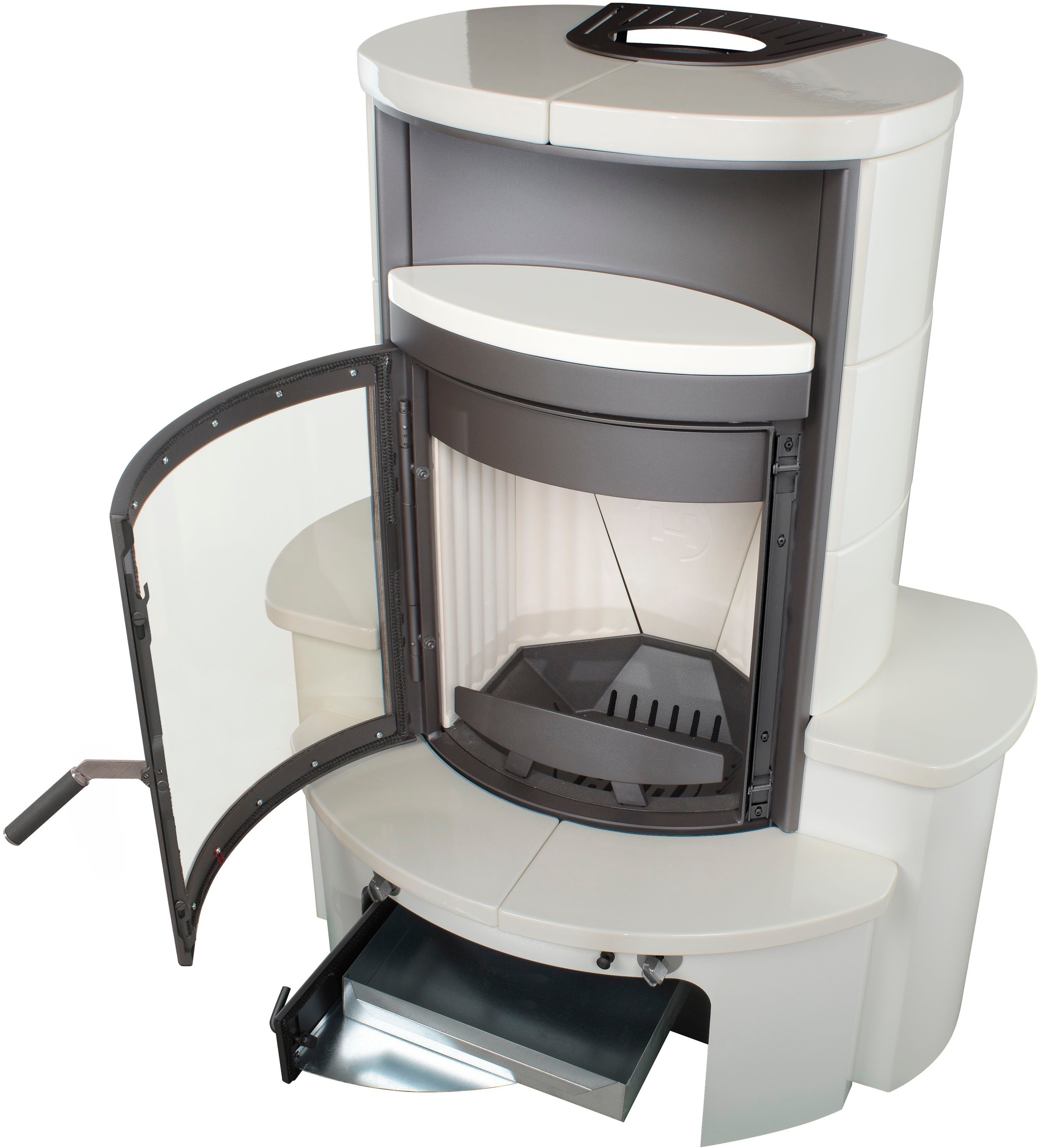 HARK Kaminofen »»Avenso GT ECOplus 6 KW««, creme-weiss