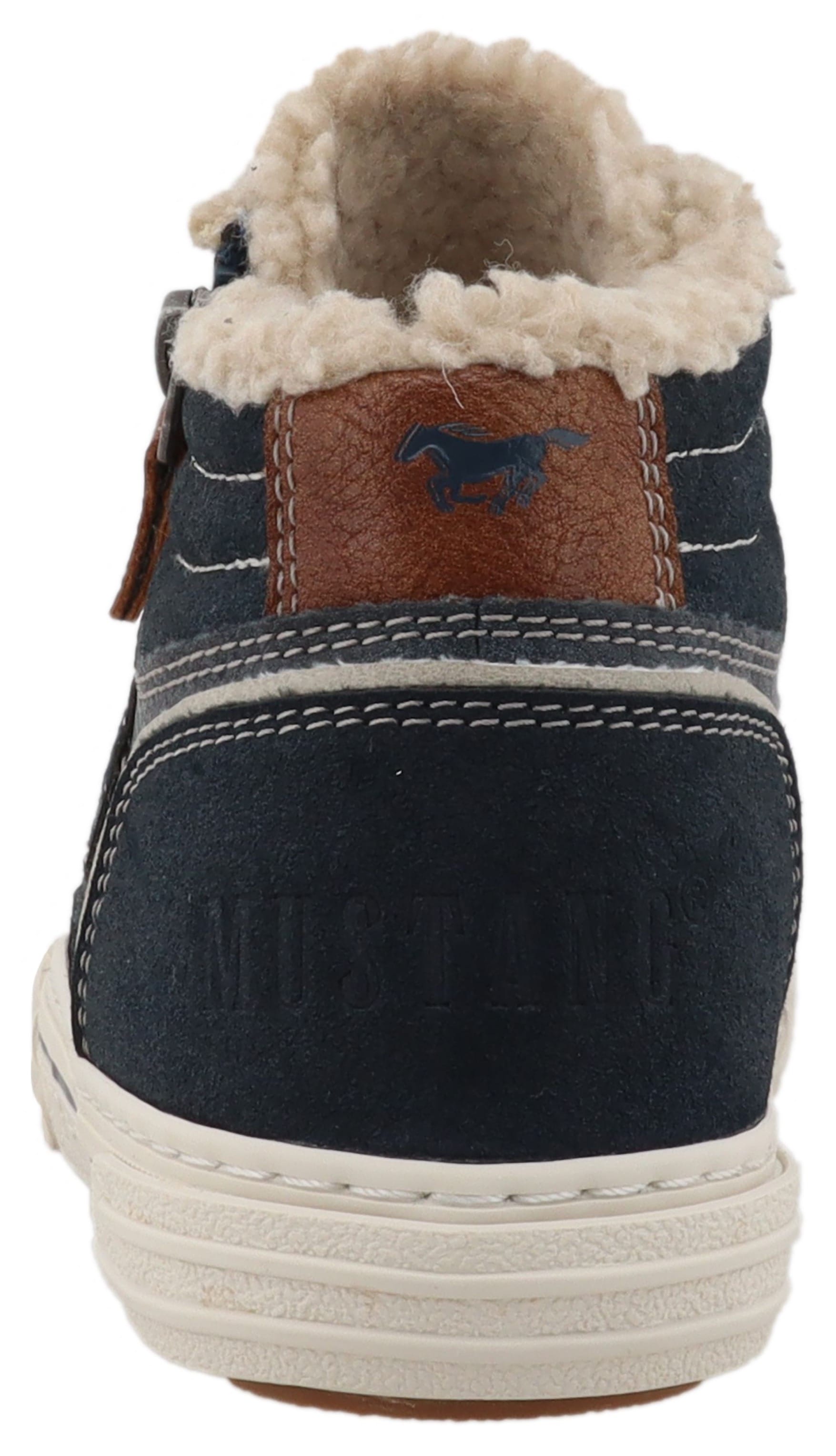 Mustang Shoes Sneaker »Ezio«  High Top Sneaker, Schnürboots mit Reißverschluss