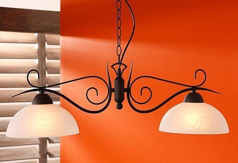 REALITY Leuchten Pendelleuchte, 2 flammig, Leuchtmittel E27   ohne Leuchtmi günstig online kaufen