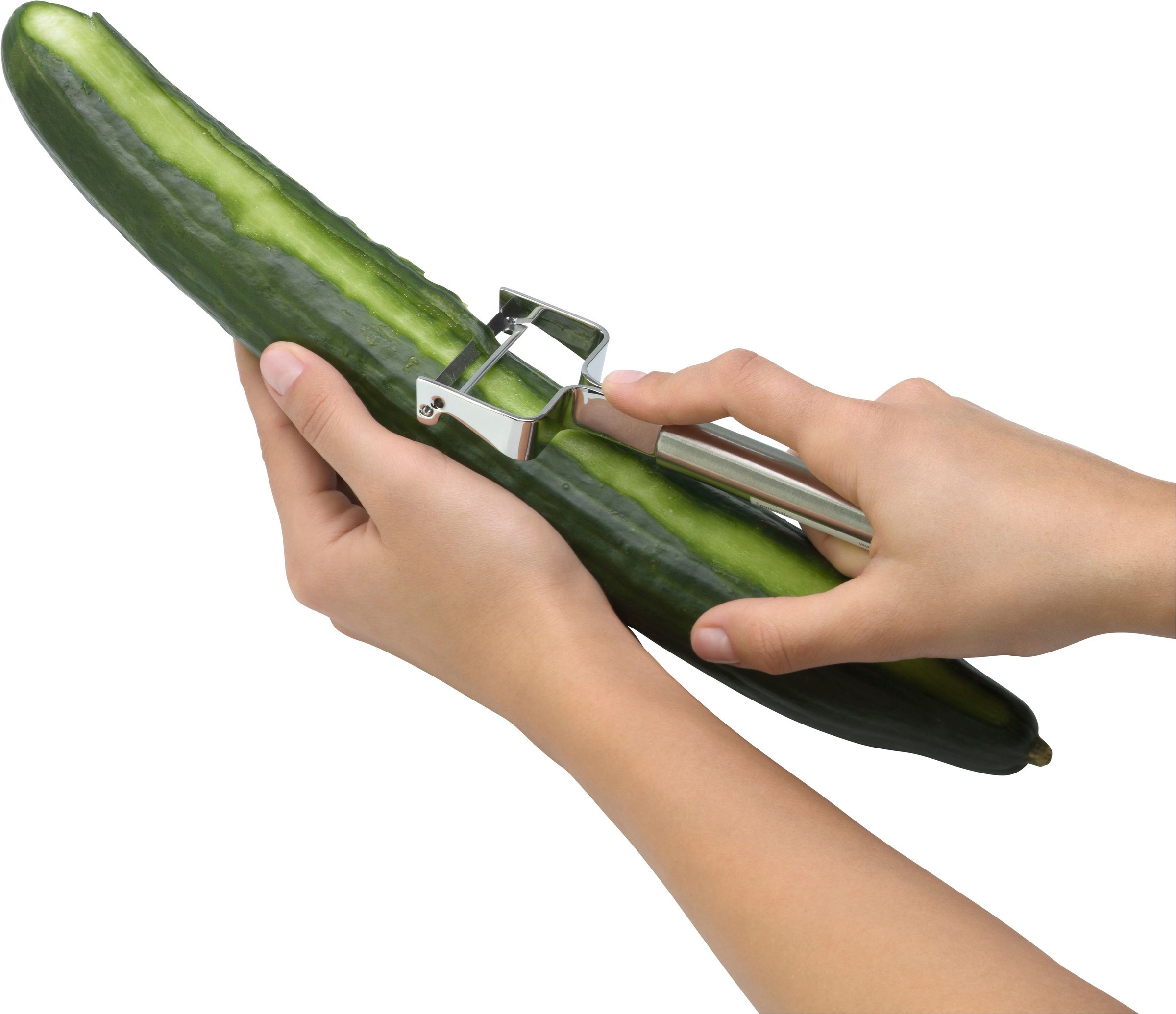 WMF Sparschäler »Profi Plus«, (1 tlg.), 17 cm, dünnes schälen von Gemüse, C günstig online kaufen