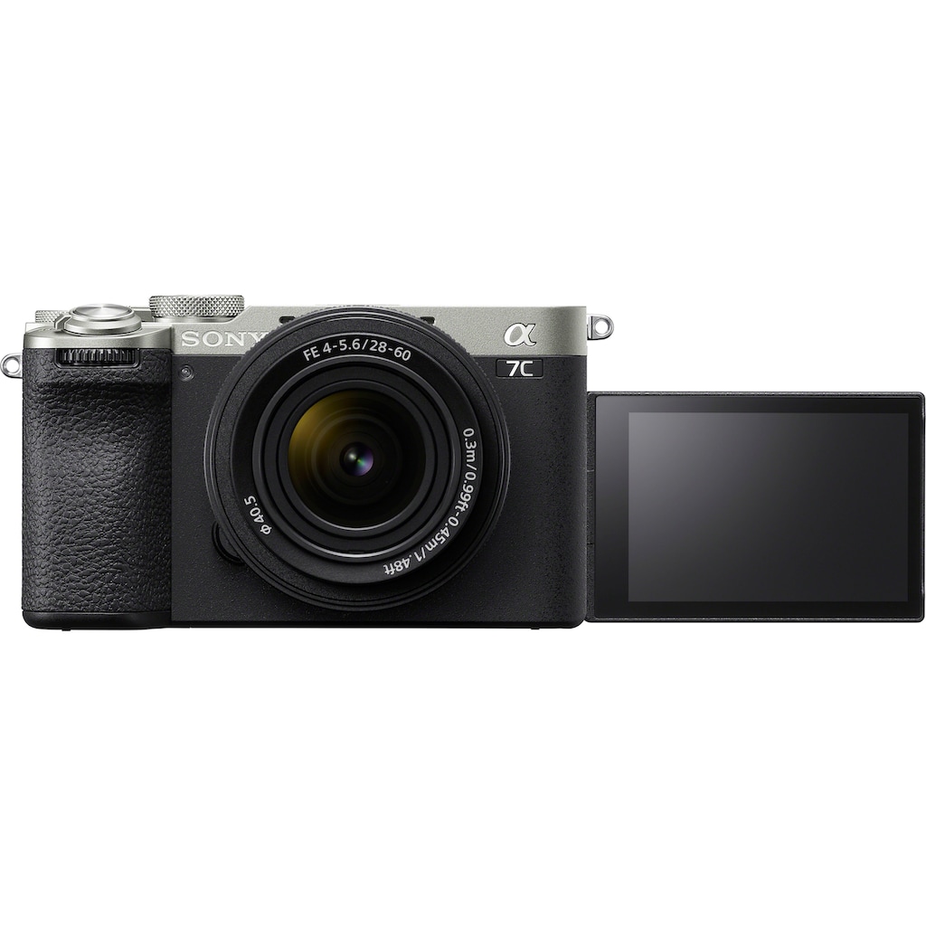 Sony Systemkamera »Alpha 7C II«, FE 28-60mm f4-5.6, 33 MP, 2,1 fachx opt. Zoom, Bluetooth-WLAN-NFC