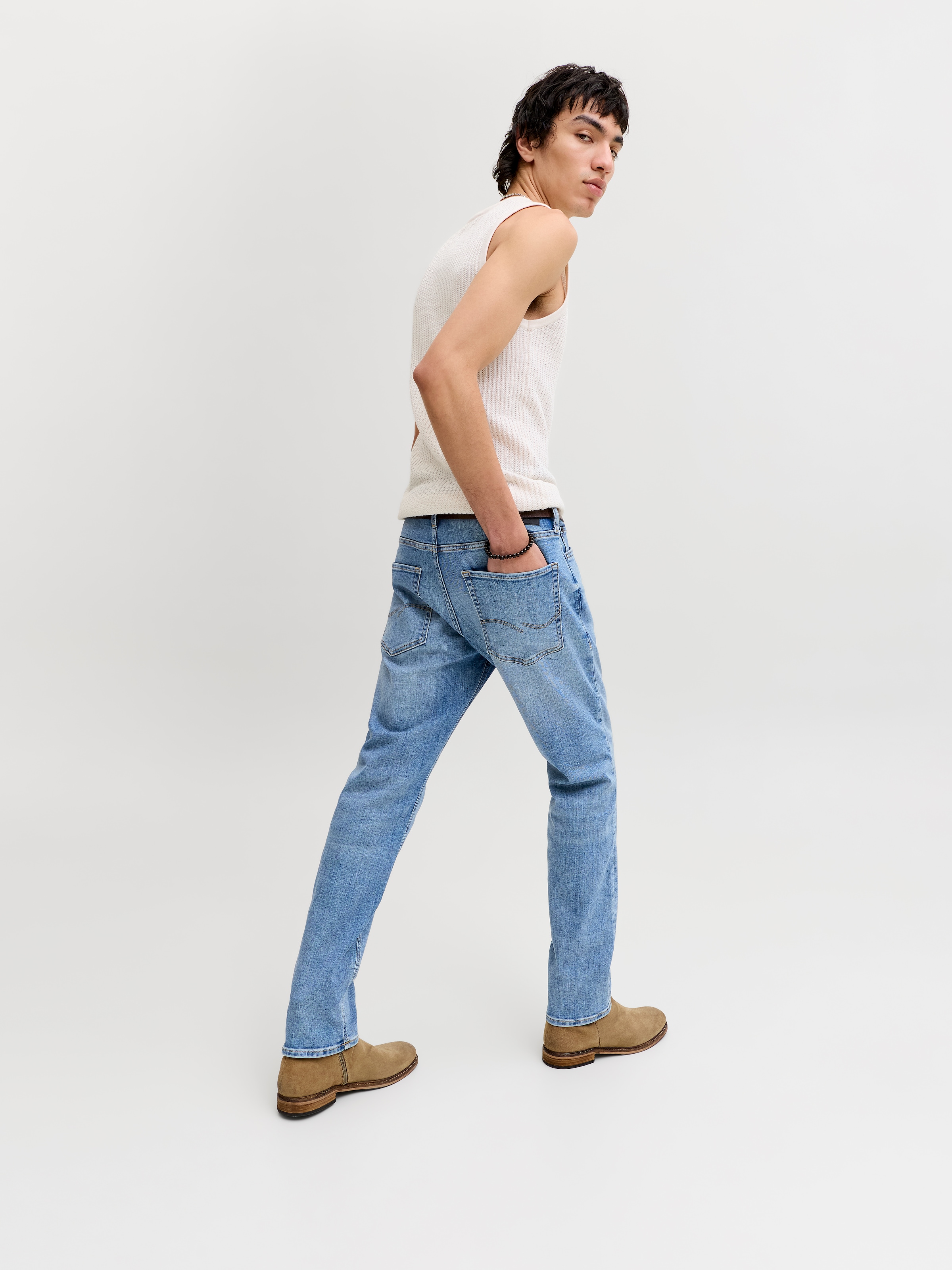 Jack & Jones Tapered-fit-Jeans »JJIMIKE JJORIGINAL ST 171 NOOS« Baumwollmischung, comfort fit