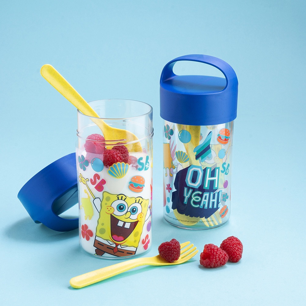 KOZIOL Trinkflasche »BUDDY SNACK 0,5 SPONGEBOB SQUAREPANTS Snackpot«