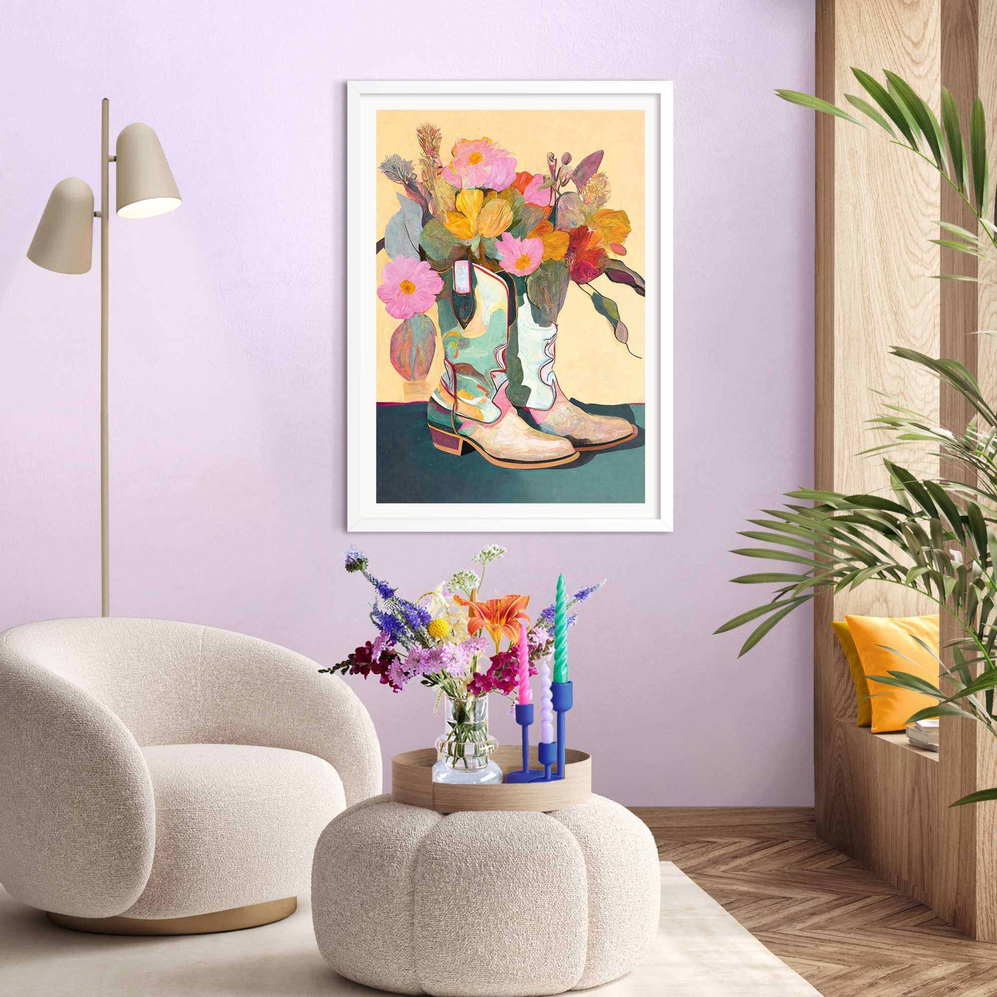Reinders! Leinwandbild »Flower Boots«