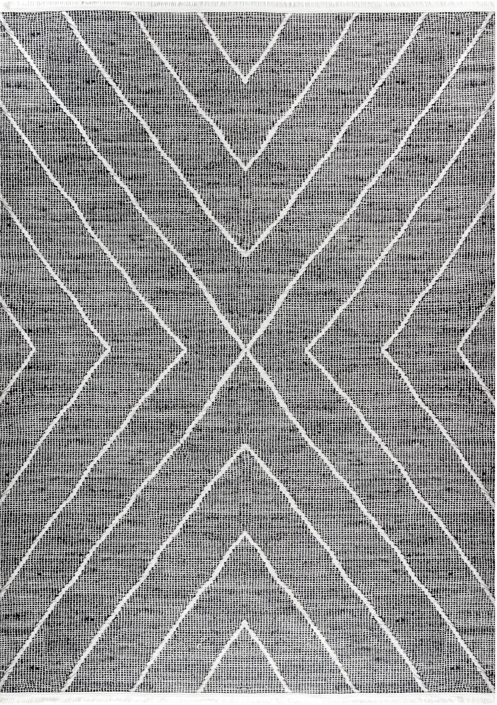 Sehrazat Teppich »EFE 1020«, rechteckig, 5 mm Höhe, Wohnzimmer, Flachwebteppich, Scandi Style