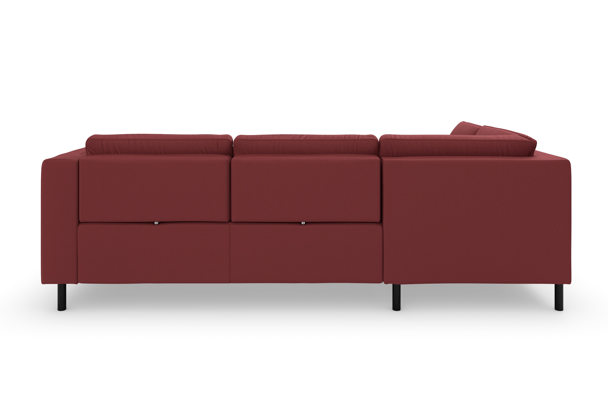 sit&more Ecksofa »Olsen L-Form«, inklusive Sitztiefenverstellung, wahlweise mit Bettfunktion, 15cm hoch
