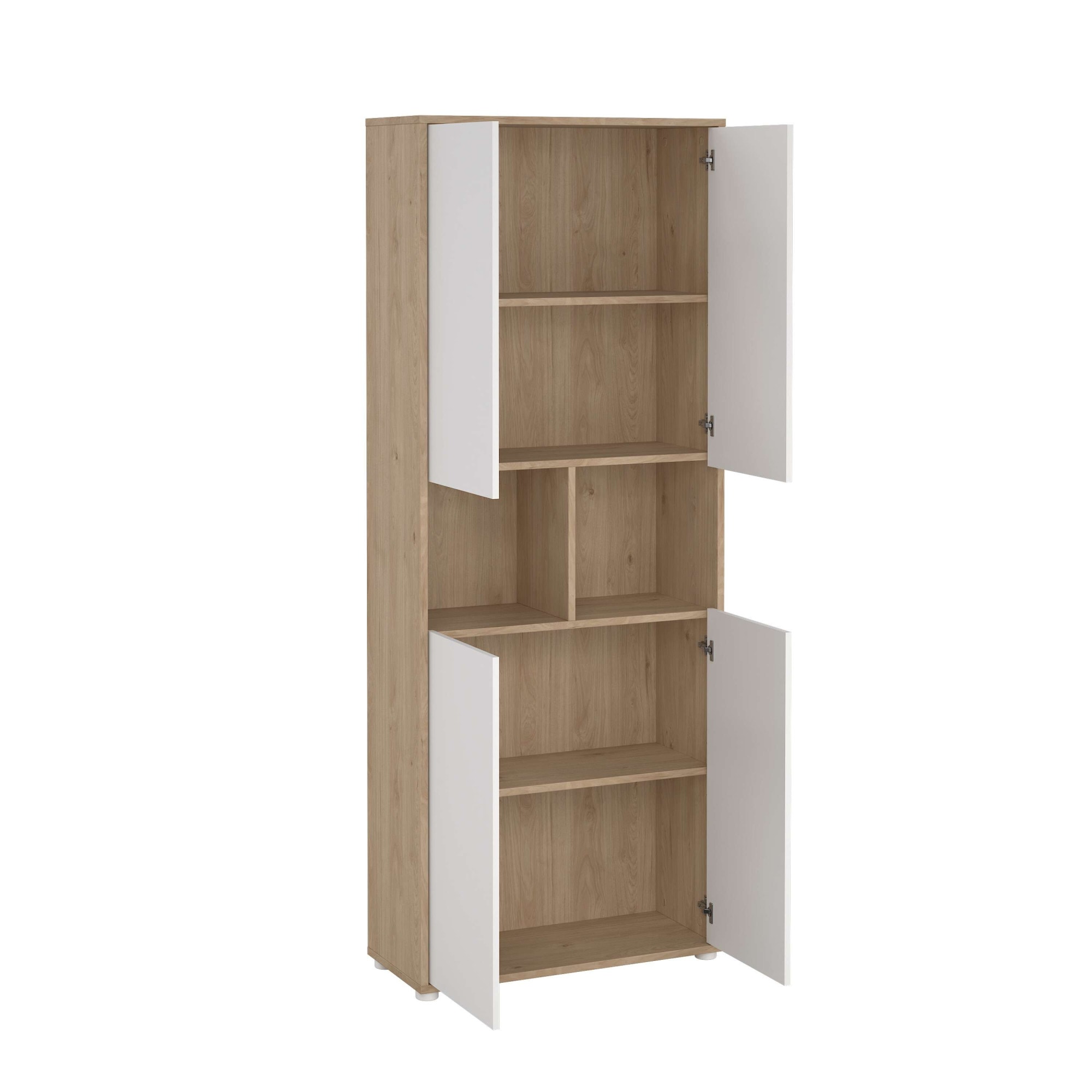 INOSIGN Aktenschrank »Sign Aktenregal, Bücherregal, Standregal,«, Merkzweckschrank, 2 Fächer, 4 Einlegeböden, Breite/Höhe 80/200 cm