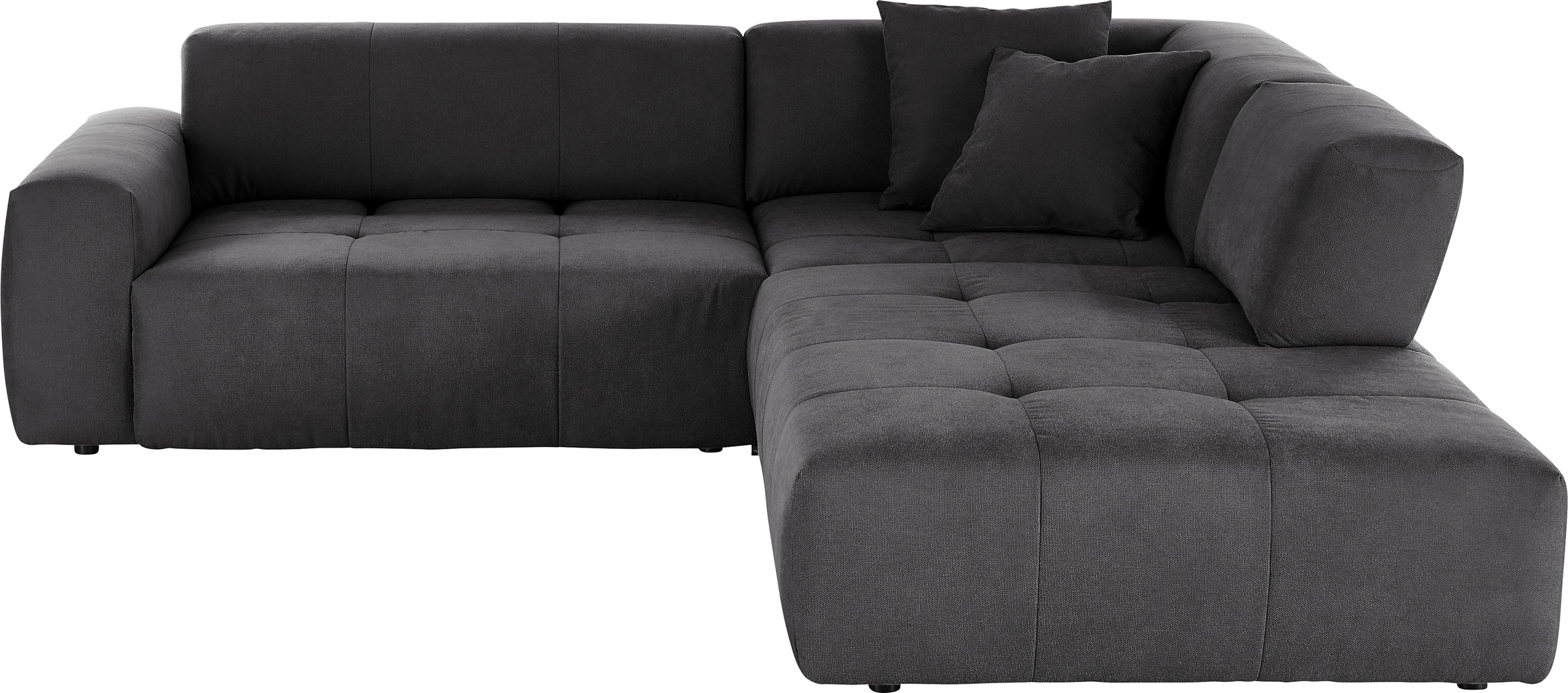 3C Candy Ecksofa »Yoshy Komfortsofa, bequem und modern, hochwertige Verarbeitungsdetails«, Zwei verschiedene Sitztiefen durch verstellbare Rückenlehne, L-Form