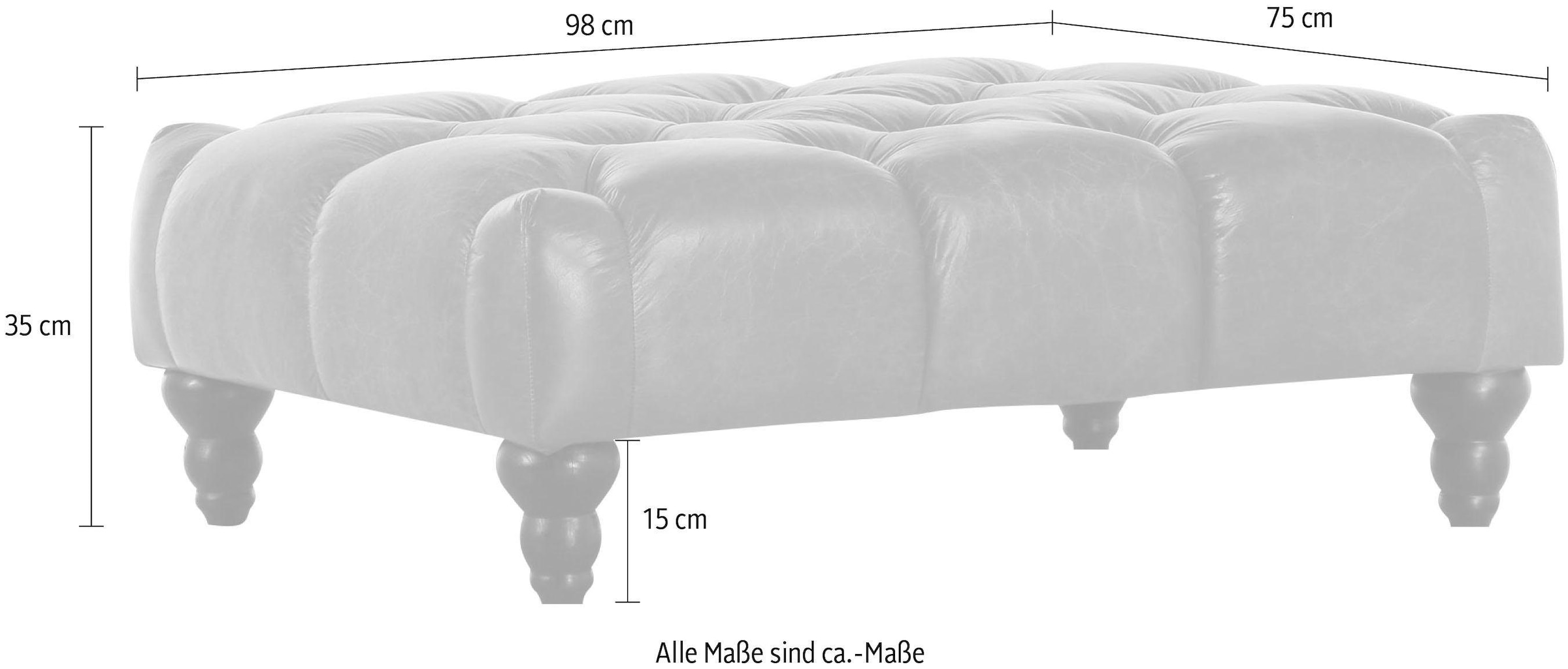 Gutmann Factory Hocker »Amazonas« in Chesterfield Optik