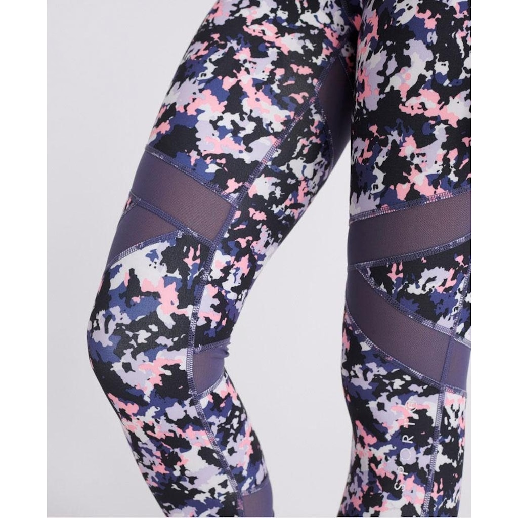 Superdry Sport Leggings »STUDIO LEGGINGS«, mit Mesh-Einsätzen